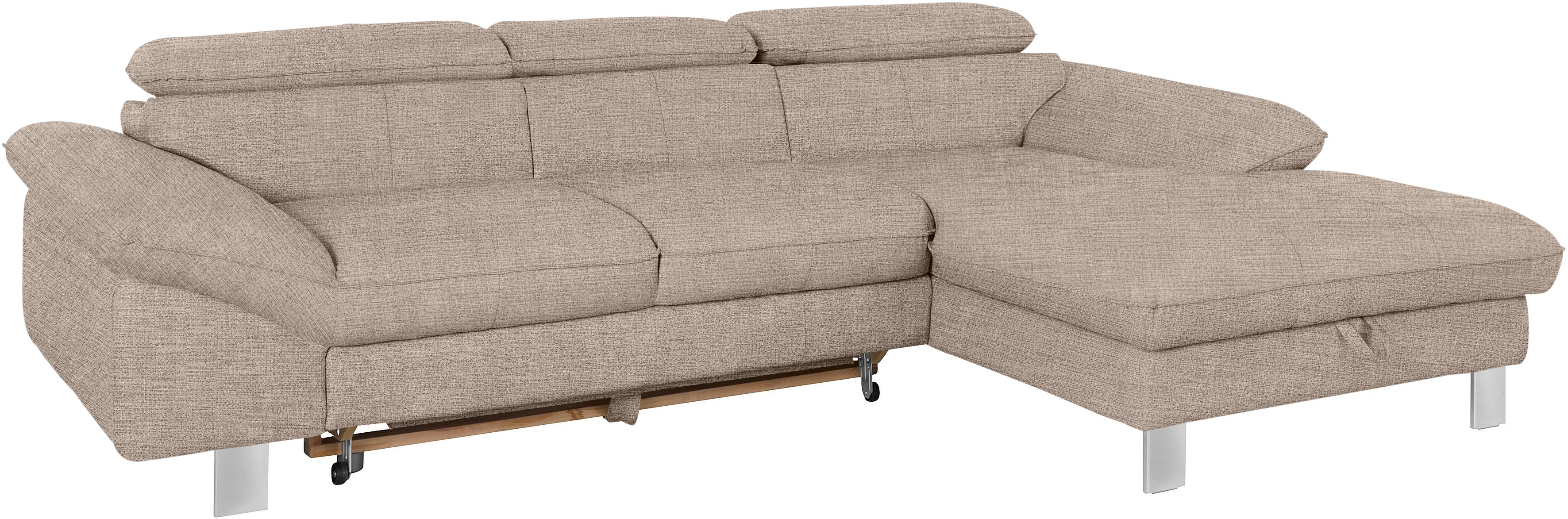 Thumbnail - COTTA Ecksofa Driver, mit Kopfteilverstellung, wahlweise mit Bettfunktion