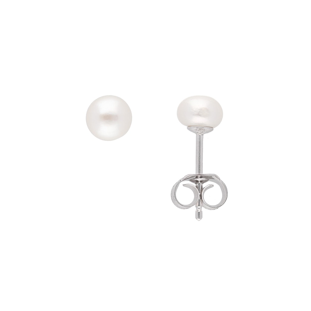 Adelia´s Paar Ohrhänger »925 Silber Ohrringe Ohrstecker mit Süßwasser Zuchtperle«