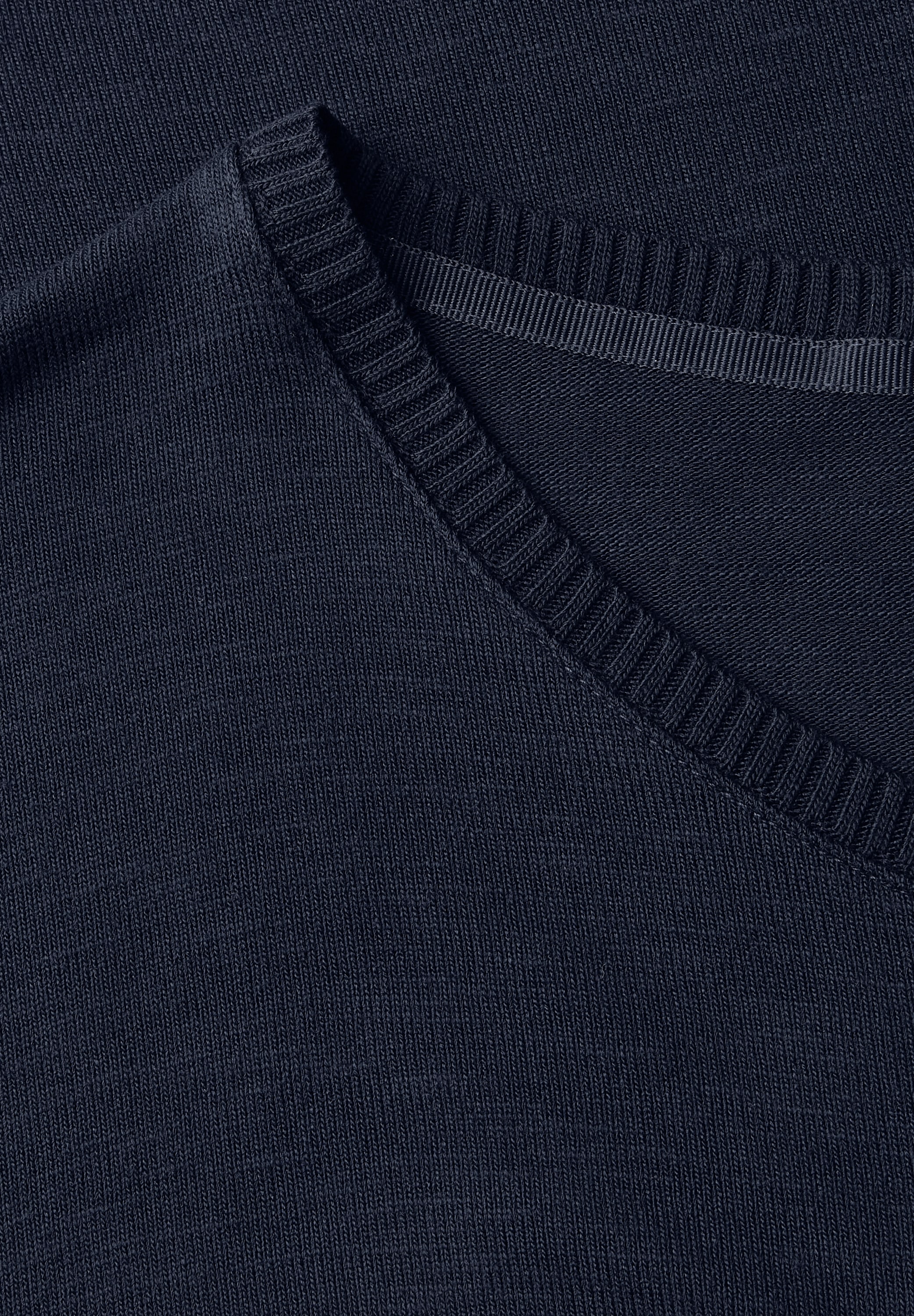 STREET ONE T-Shirt, mit Materialmix