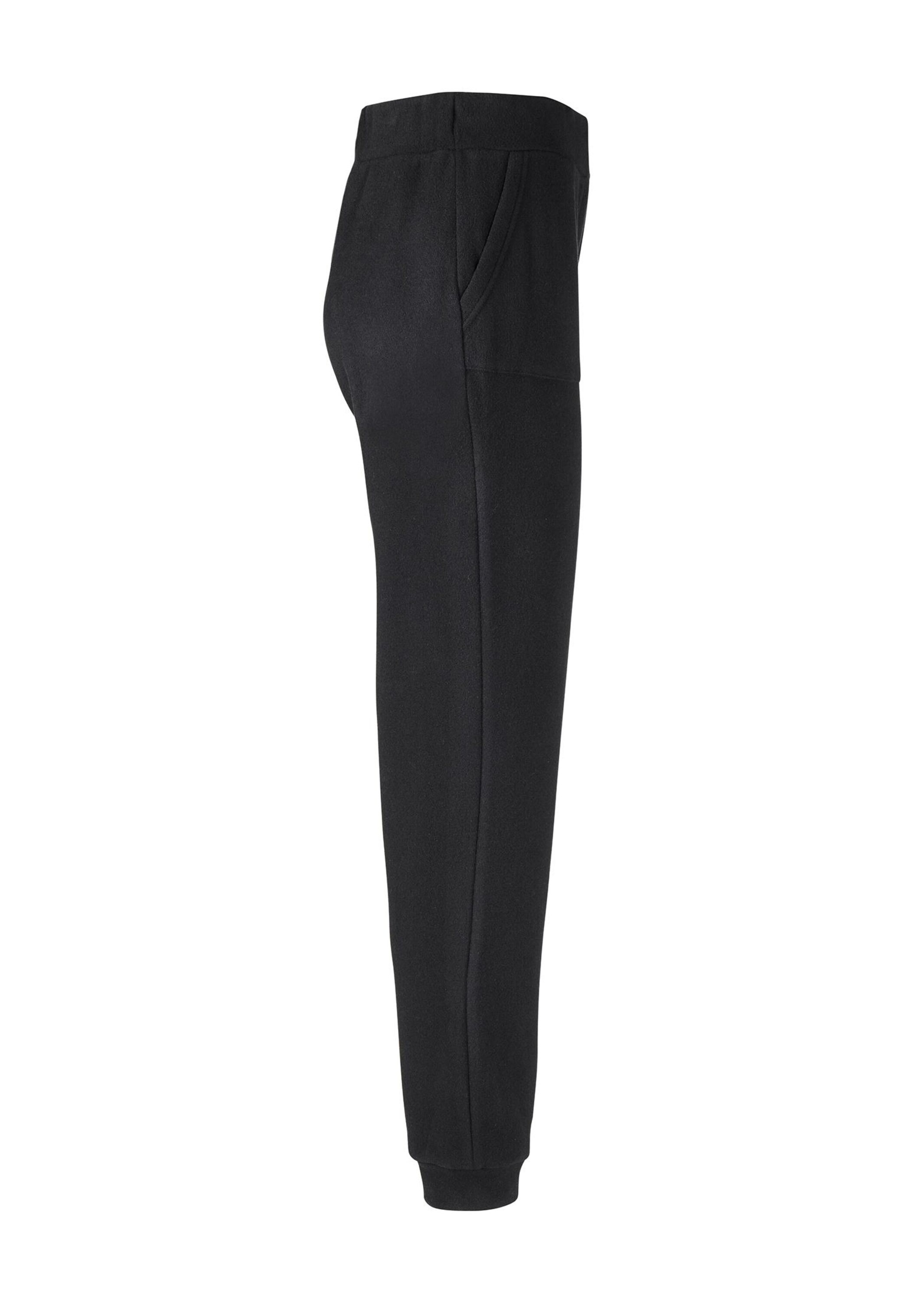 GOLDNER 2-in-1-Hose »Kurzgröße Bequeme Flausch-Freizeithose mit Bündchen«