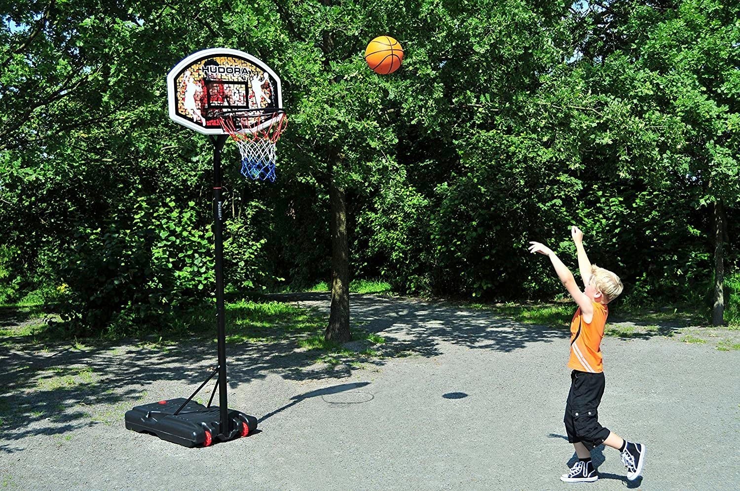 Hudora Basketballständer »Hudora Chicago bis 260 BAUR höhenverstellbar | 260«, mobil, cm