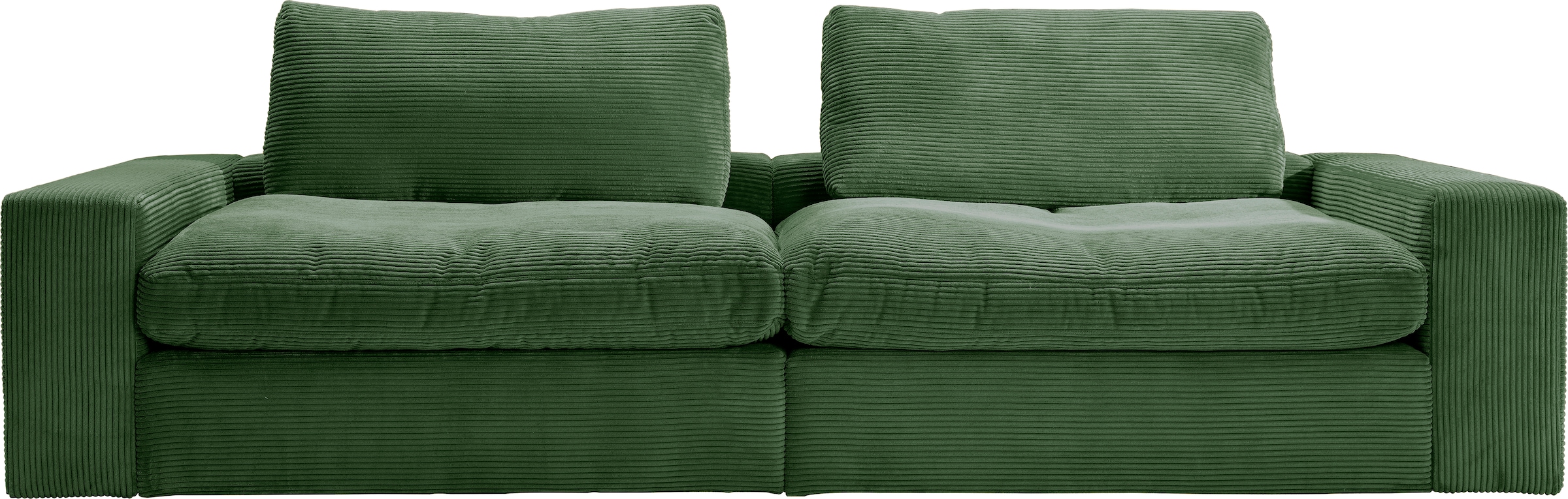 alina Big-Sofa "Sandy", 266 cm breit und 123 cm tief, in modernem Cordstoff günstig online kaufen