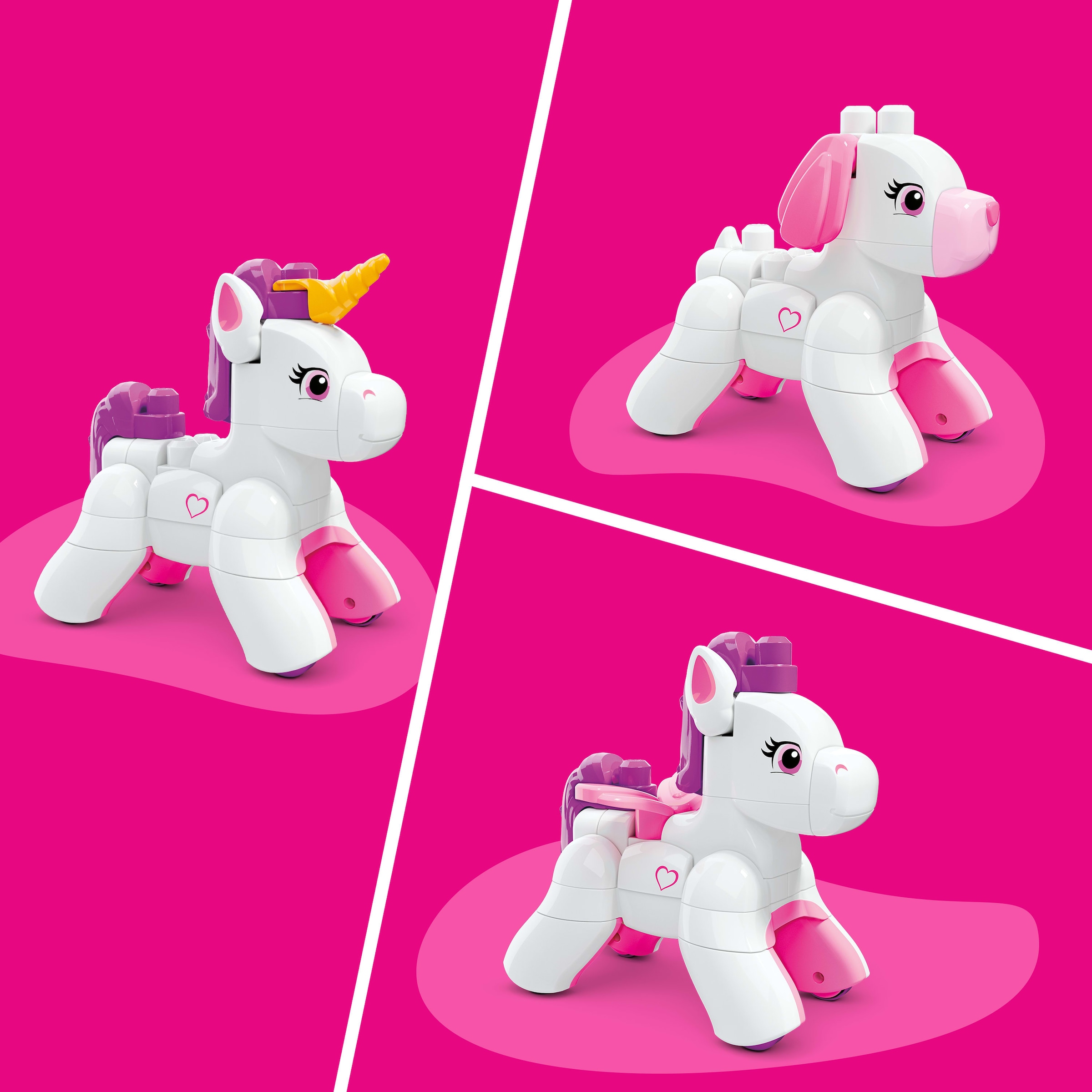 MEGA BLOKS Spielbausteine »MEGA BLOKS Bau- und Zaubereinhorn«