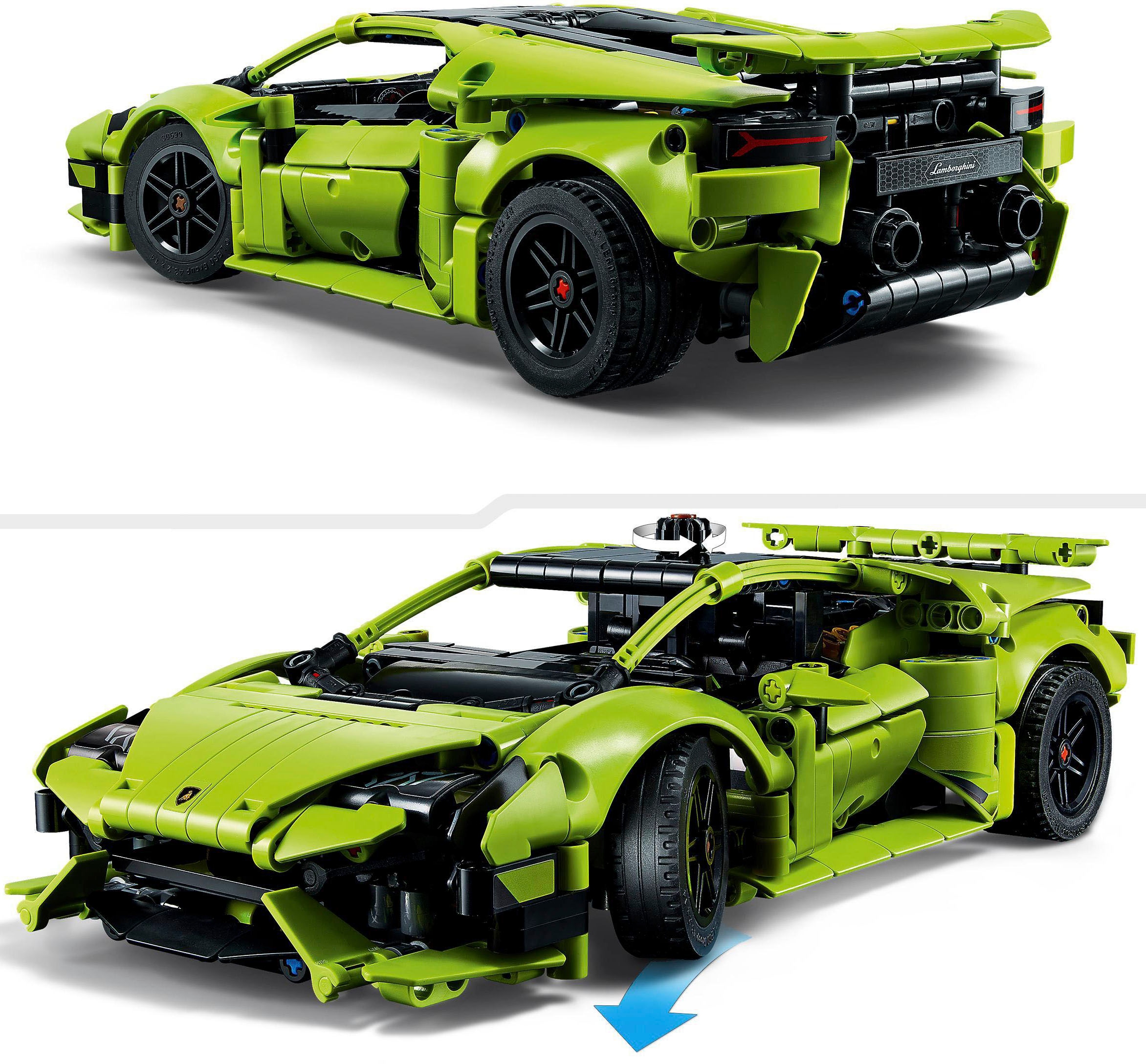 LEGO® Konstruktionsspielsteine »Lamborghini Huracán Tecnica (42161), LEGO® Technic«, (806 St.), Made in Europe