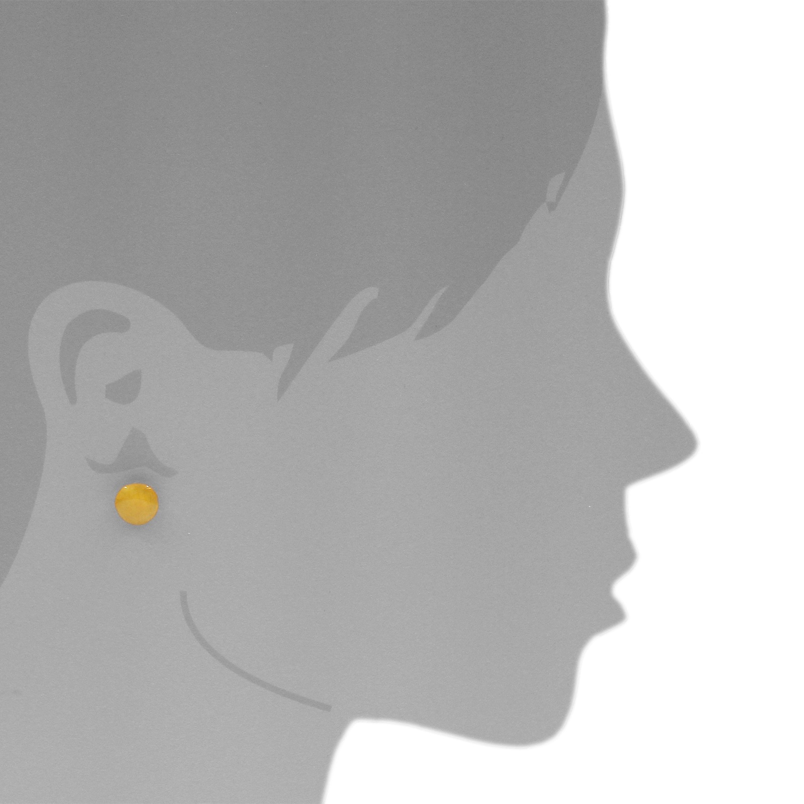OSTSEE-SCHMUCK Paar Ohrstecker »- Klassisch - Silber 925/000 - Bernstein«