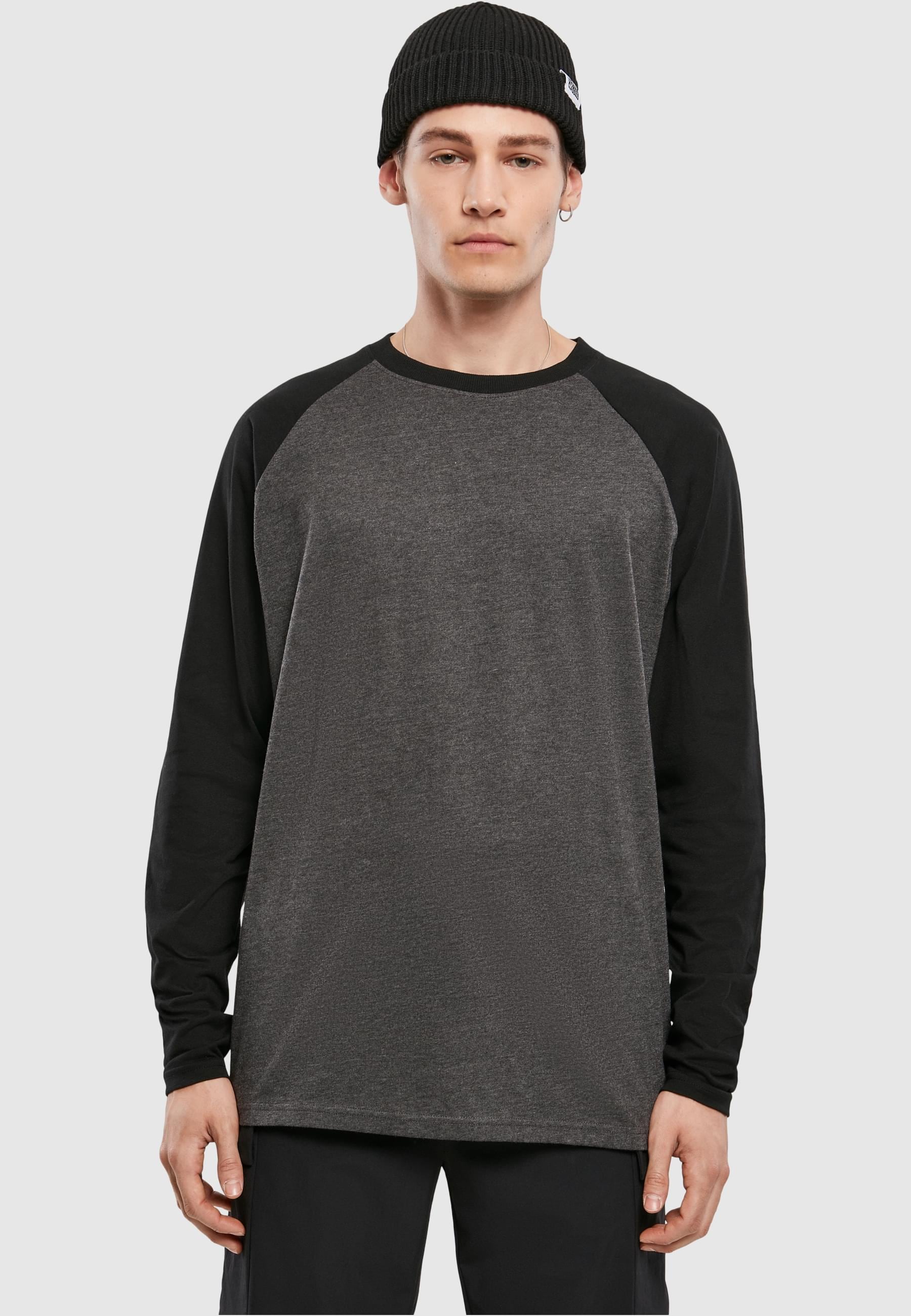 URBAN CLASSICS Longsleeve »Urban Classics Herren Raglan Contrast LS«, (1 tlg.)