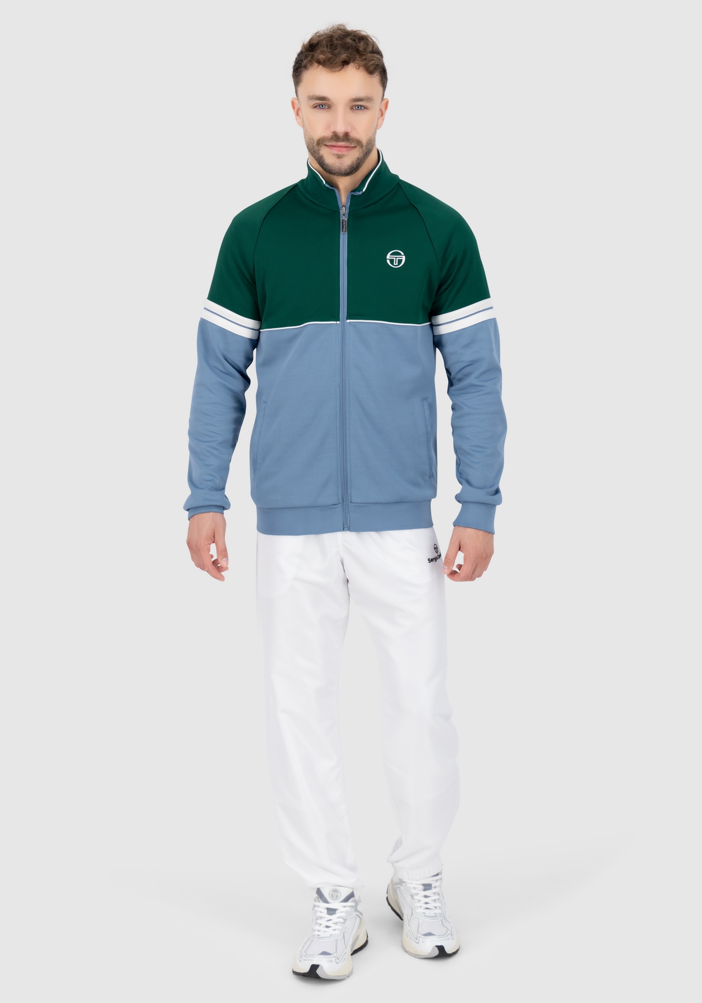 Sergio Tacchini Trainingsjacke »ORION TRACK TOP_ Herren«, ohne Kapuze, Trainingsjacke Herren, leichte Jacke, Retro, Sportjacke, Outdoor, Sale