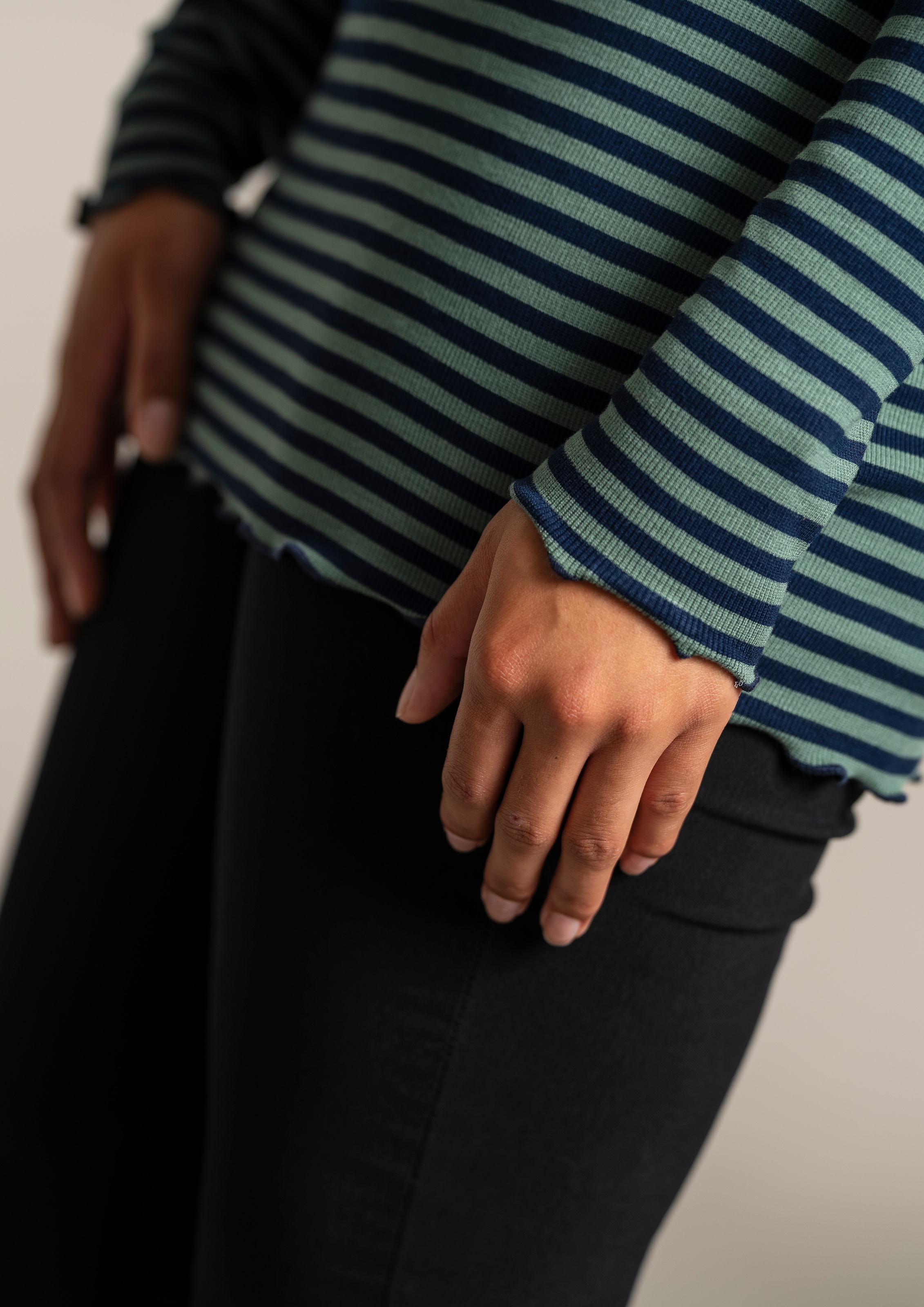 SANDGAARD Langarmshirt »SG147«, mit Streifenmuster