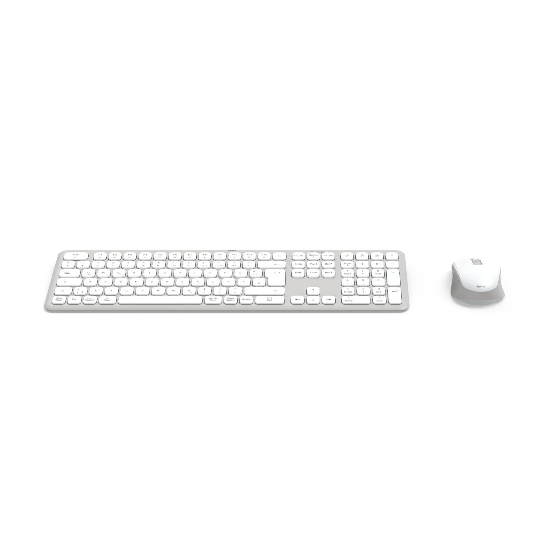 Hama Tastatur- und Maus-Set »Tastatur und Maus kabellos (Multi Device 2,4GHz, 2x Bluetooth, QWERTZ)«