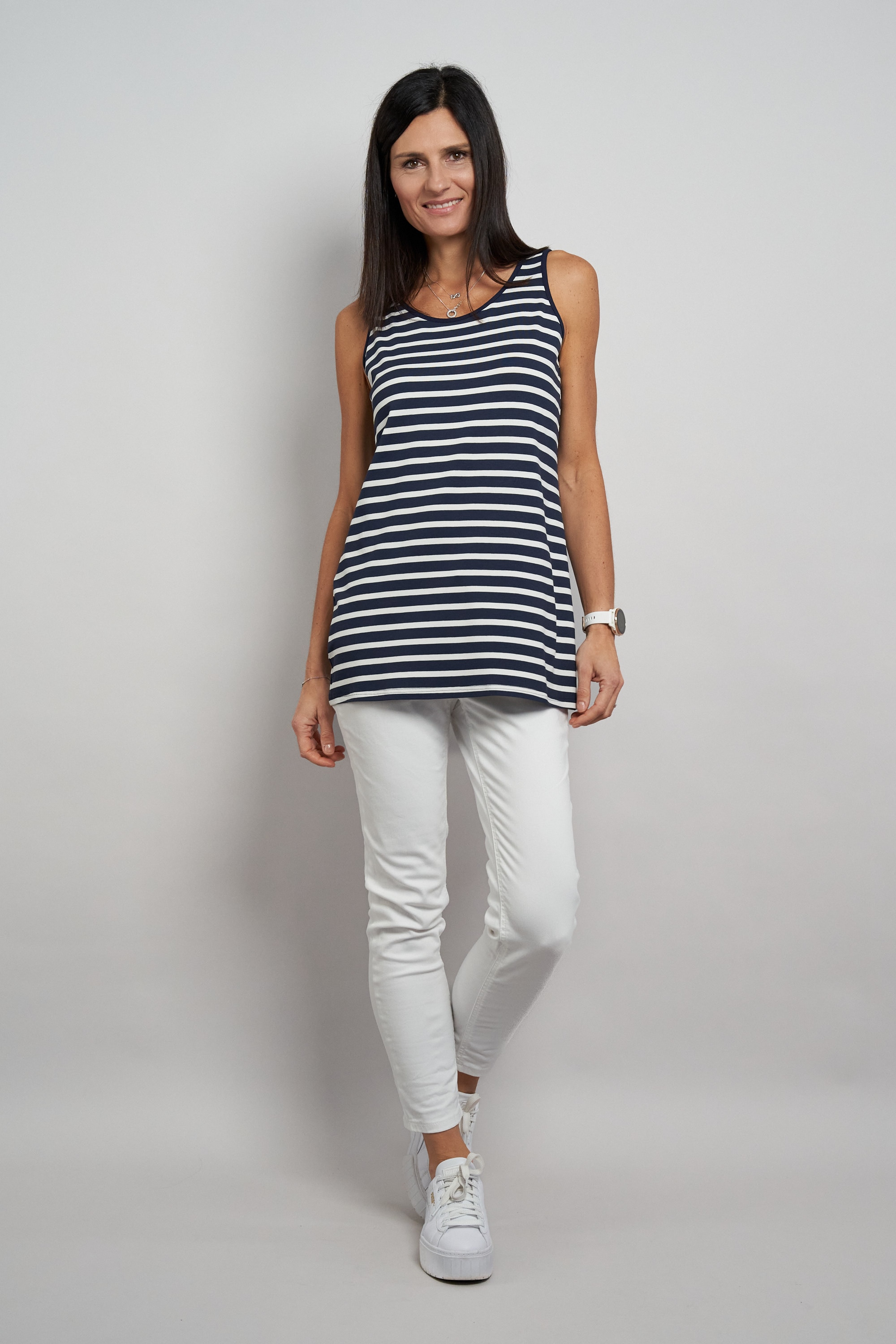 Seidel Moden Longtop »Otto exclusiv« im Streifen-Look und aus Viskose-Stretch - MADE IN GERMANY