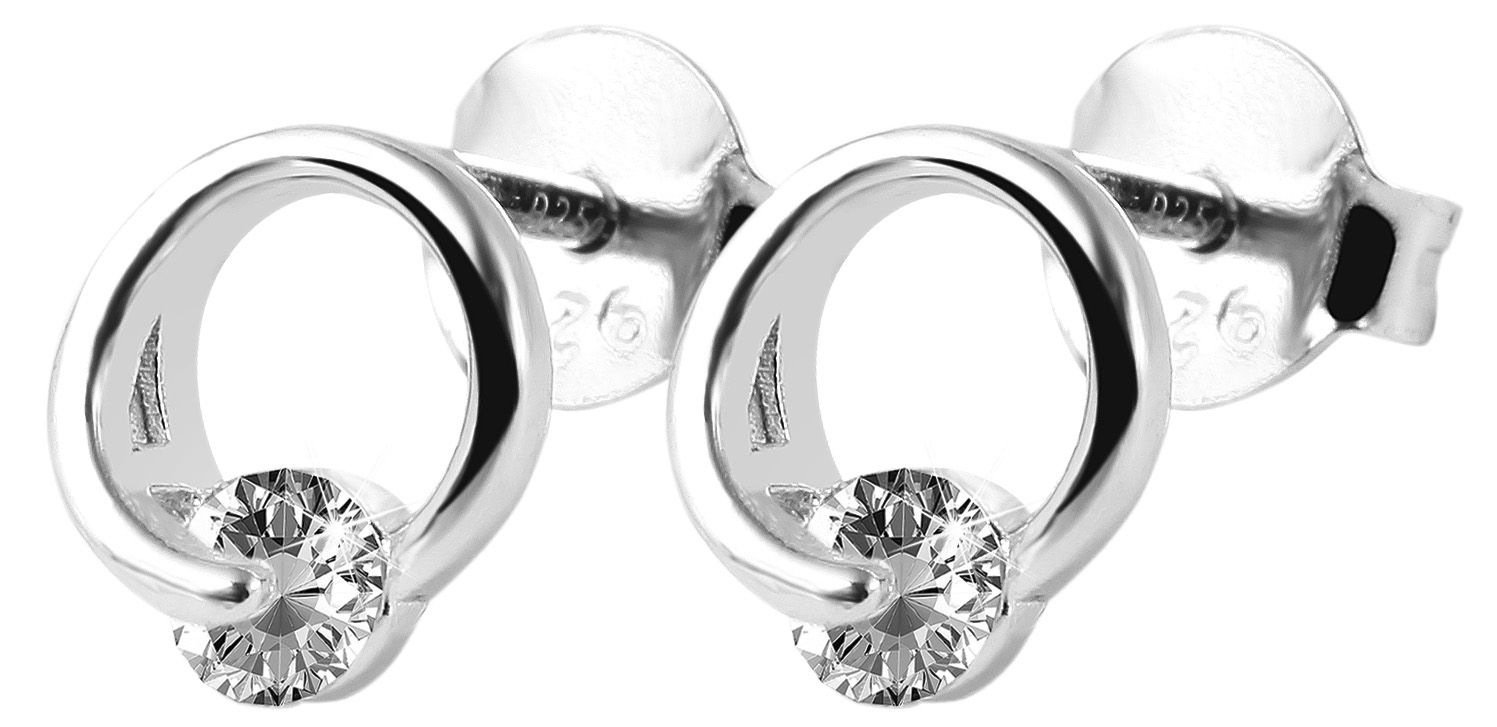 Adelia´s Paar Ohrhänger "Damen Ohrringe – Ohrstecker aus 925 Silber mit Zir günstig online kaufen