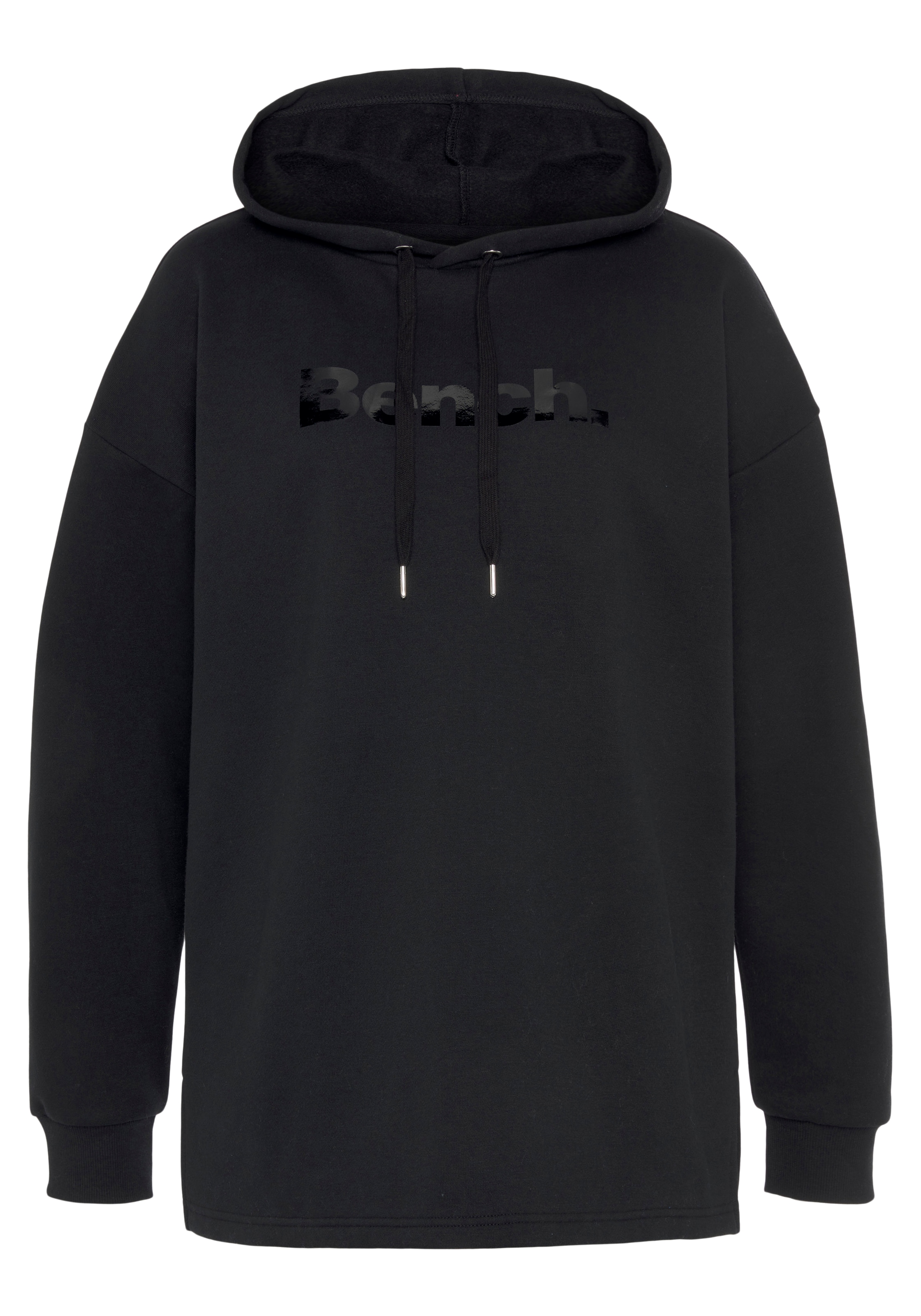 Bench. Hoodie und bestellen »-Kapuzensweatshirt«, glänzendem | Loungewear BAUR Logodruck mit Schlitzen, seitlichen