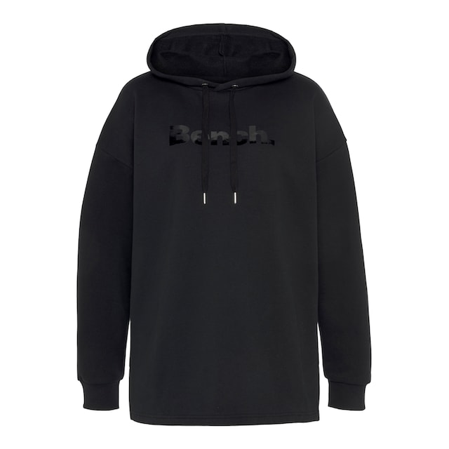 Hoodie mit seitlichen Logodruck glänzendem | BAUR Loungewear »-Kapuzensweatshirt«, Schlitzen, bestellen und Bench.