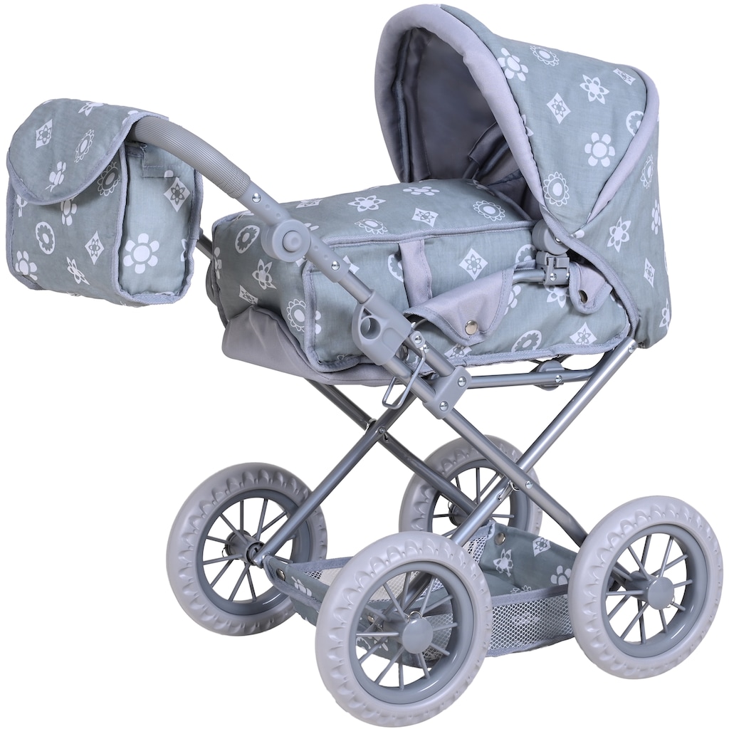 Knorrtoys® Kombi-Puppenwagen »Ruby - Royal Grey«