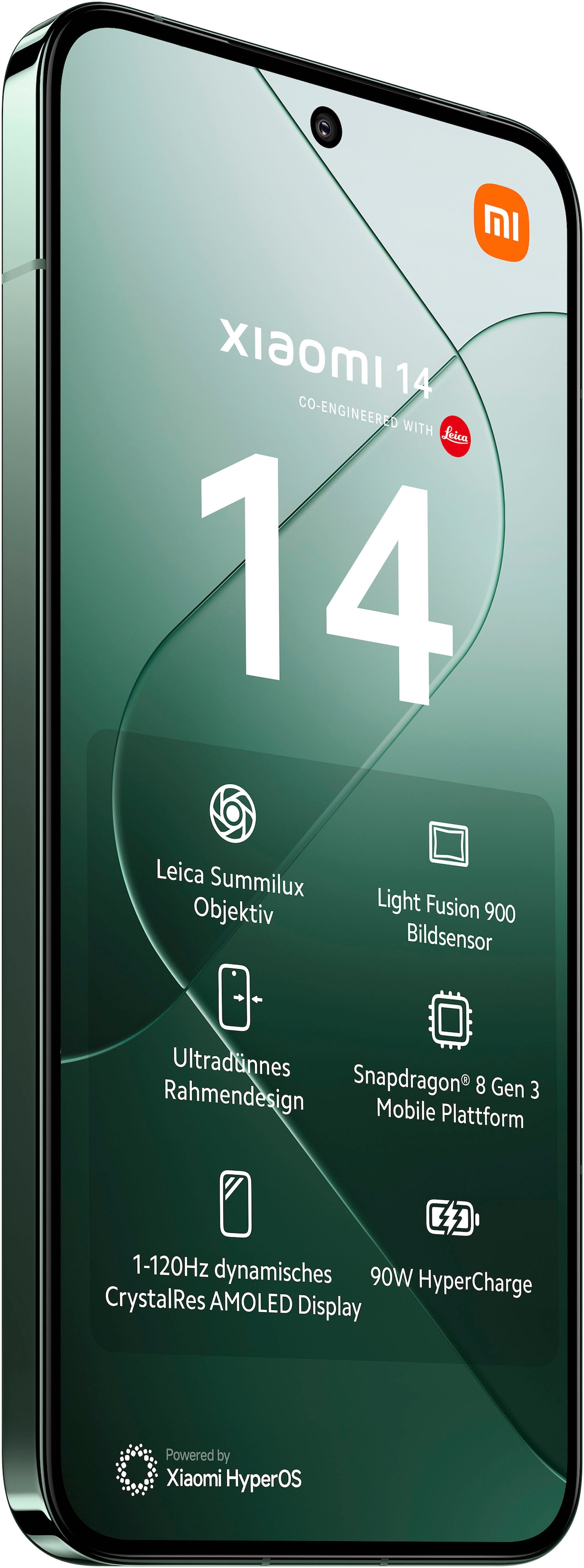 Xiaomi Smartphone »14 12+512 GB«, Jadegrün
