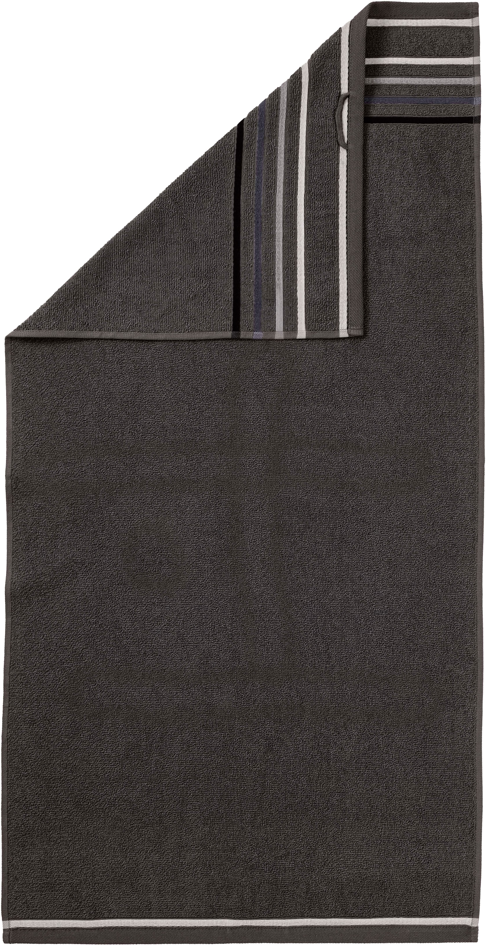 OTTO home Handtuch Set »Niki, Duschtuch, Handtücher und Gästetücher« Set Walkfrottee Handtücher mit mehrfarbiger Streifenbordüre, weich, aus 100% Baumwolle