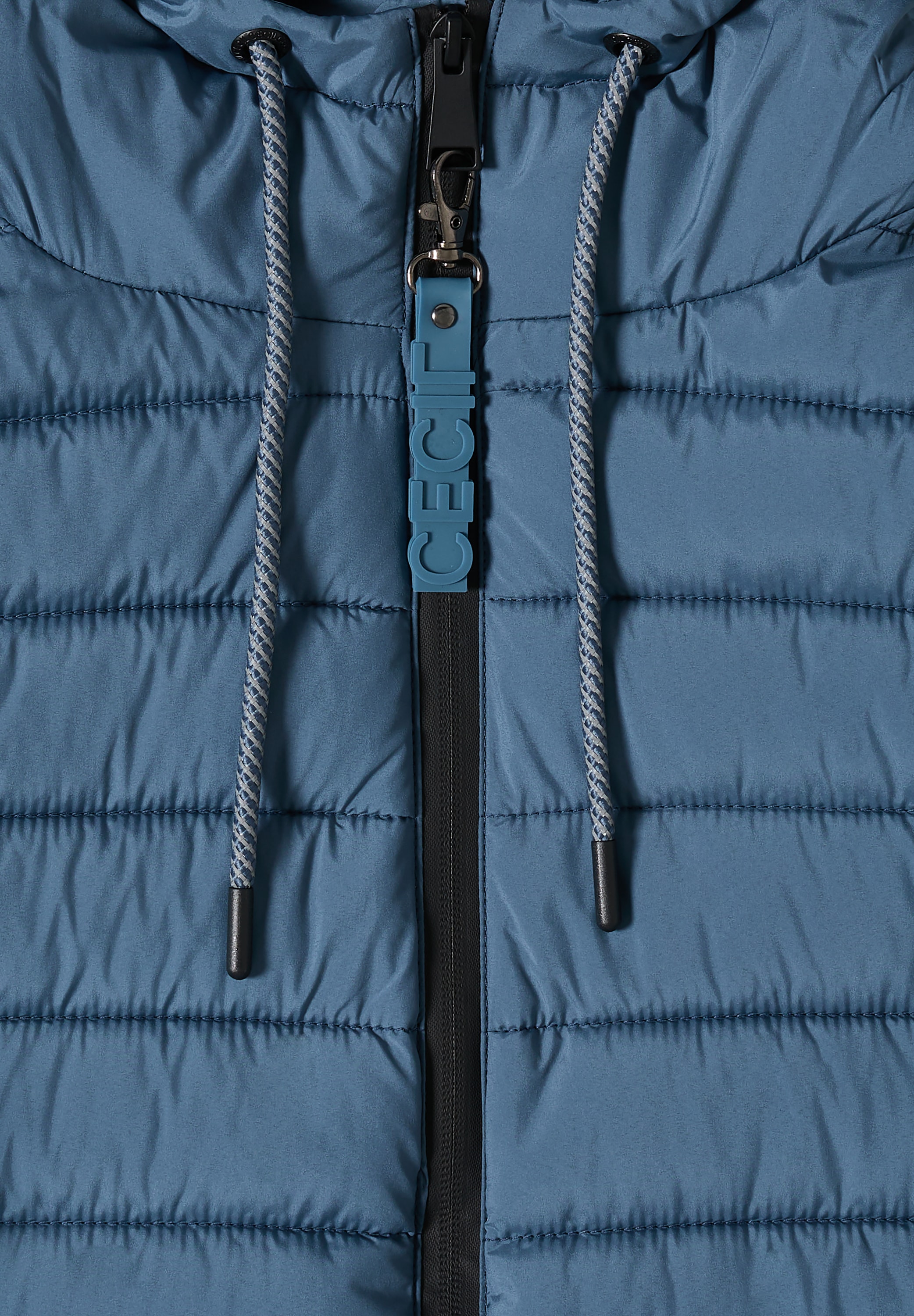 Cecil Steppjacke, mit Kapuze, aus softem Materialmix