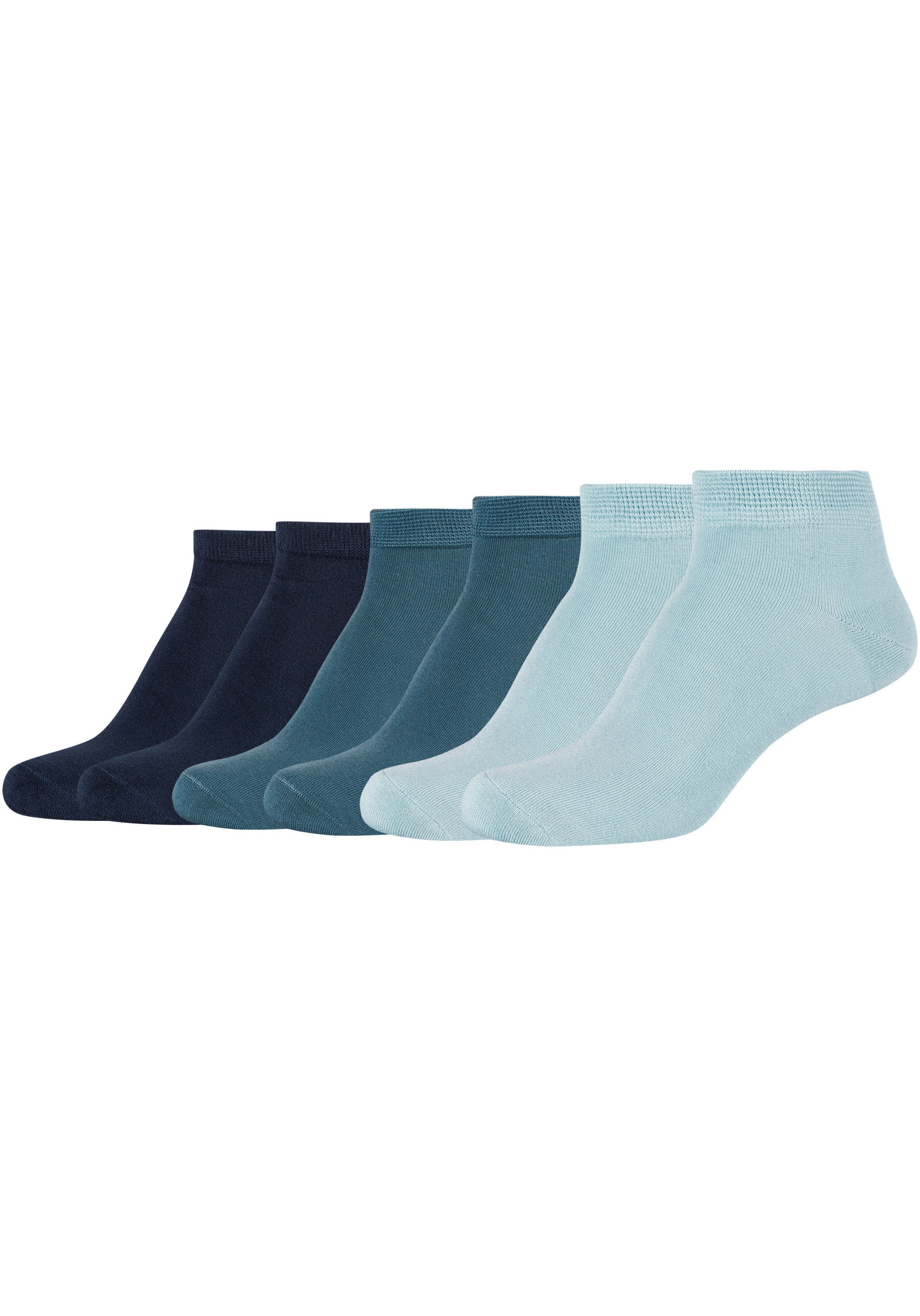 Camano Kurzsocken »silky touch«, (6er Pack), mit hautfreundlichem Gewebe