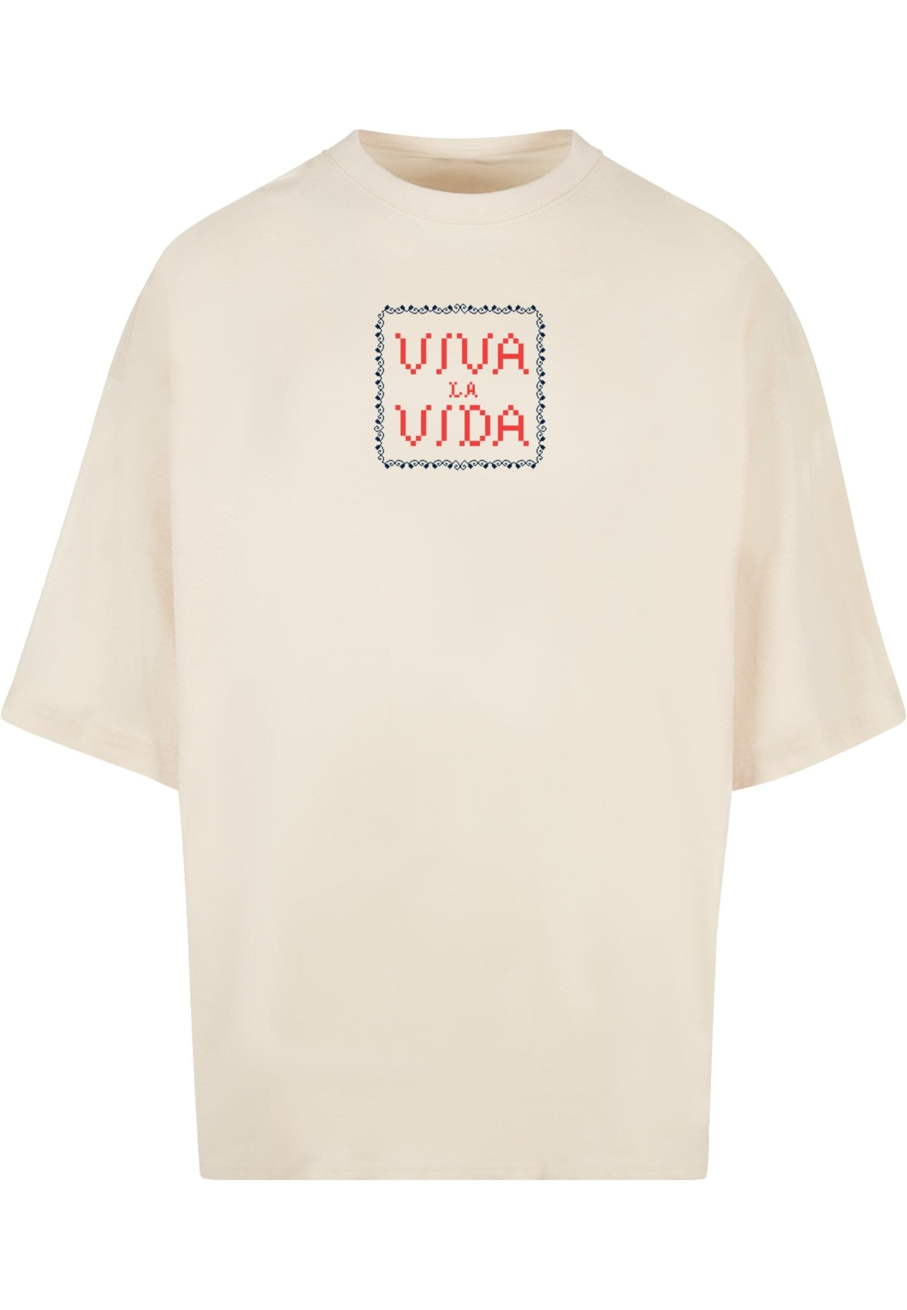 Merchcode T-Shirt "Merchcode Herren Frida Kahlo - Pixels viva la vida Huge günstig online kaufen