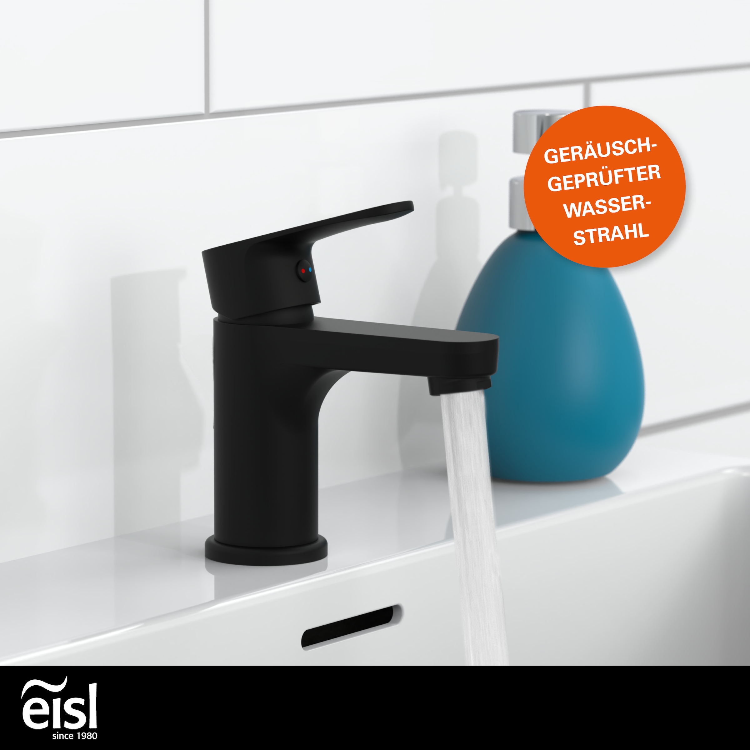 Eisl Waschtischarmatur »Claudio«, mit Zugstange, Ablaufgarnitur, Mischbatterie