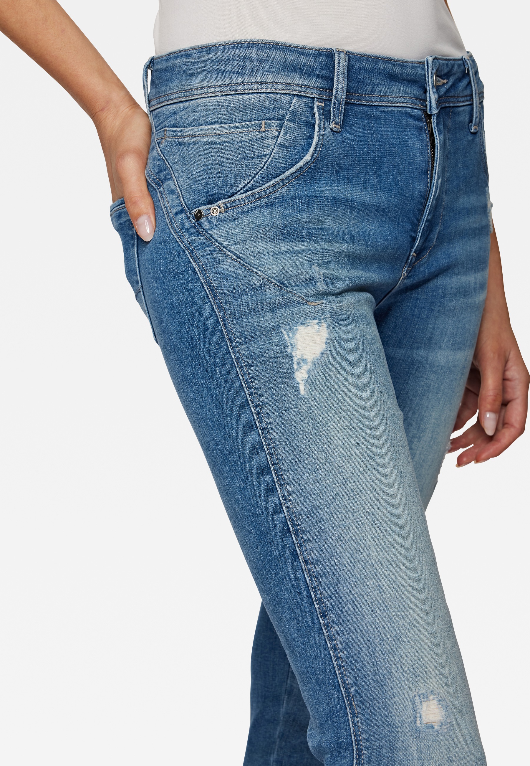 Mavi Röhrenjeans »LEXY«, Cropped Super Skinny Jeans