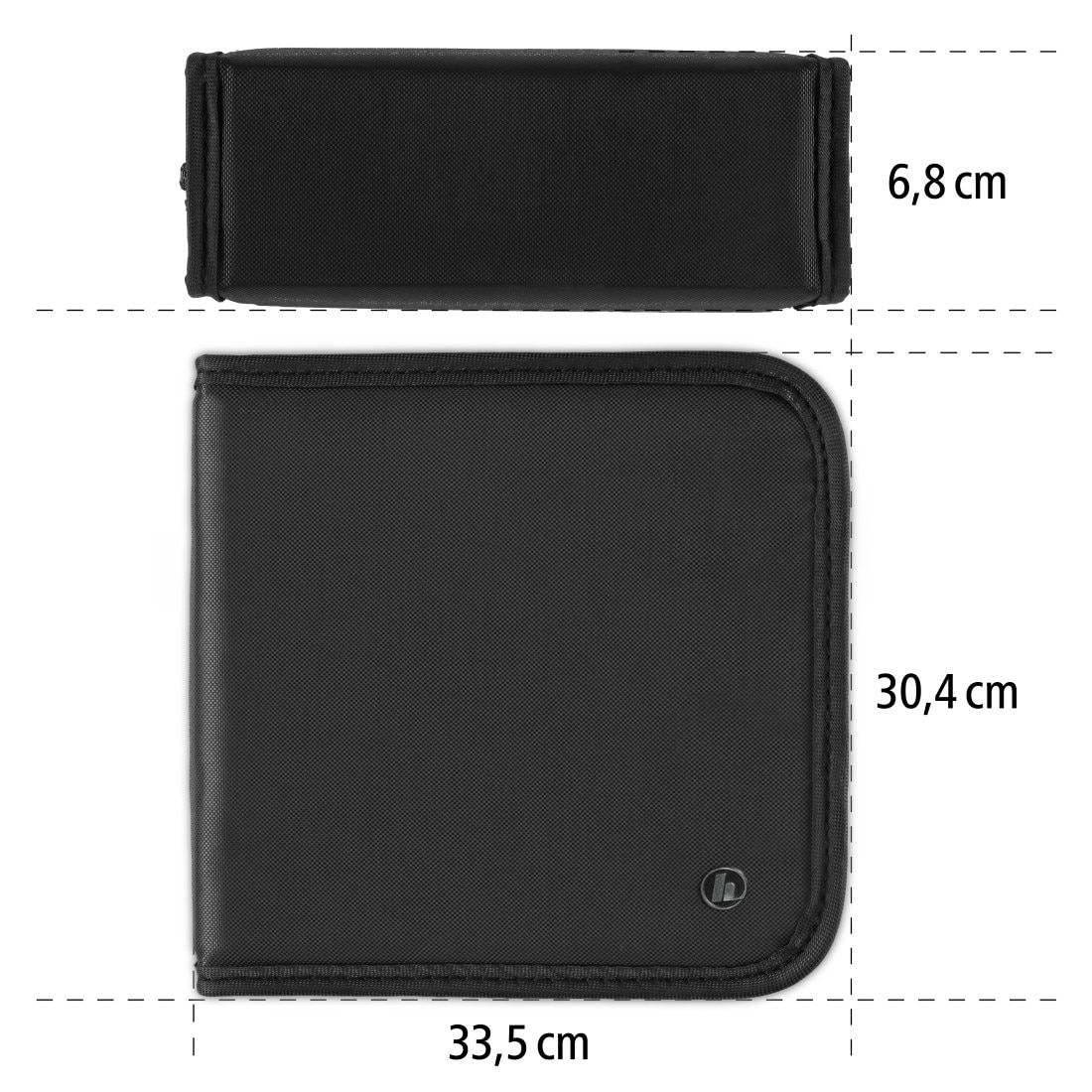 Hama CD-Hülle »CD-/DVD-/Blu-ray Tasche, Schwarz, für max. 160 Discs«
