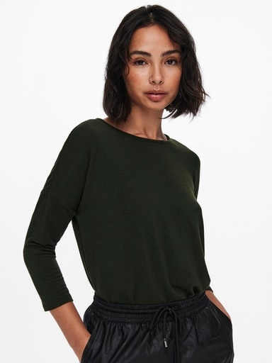 ONLY 3/4-Arm-Shirt "ONLGLAMOUR 3/4 TOP JRS NOOS", in lässiger Oversize-Form günstig online kaufen