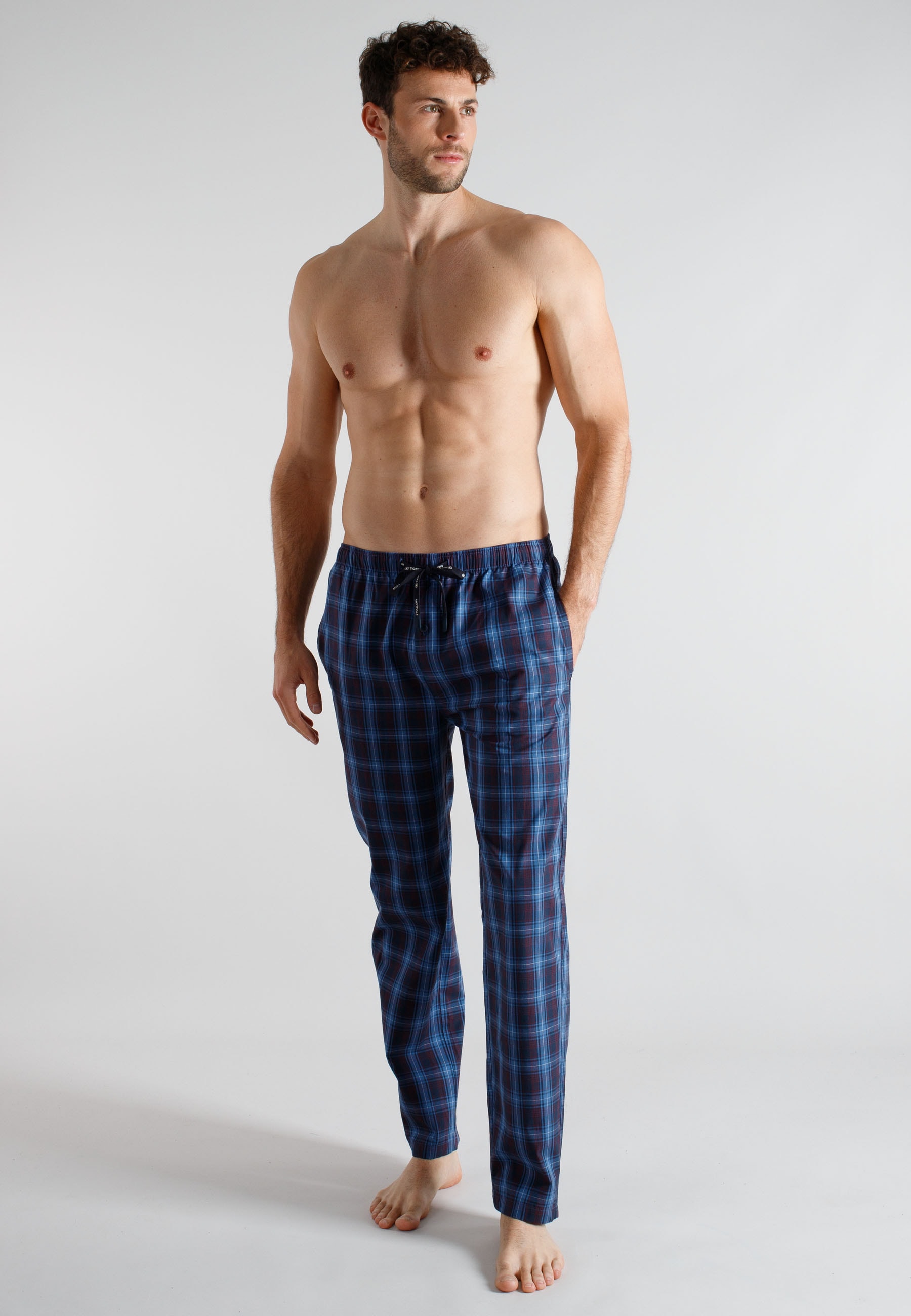 TOM TAILOR Pyjamahose leichte und luftige Qualität