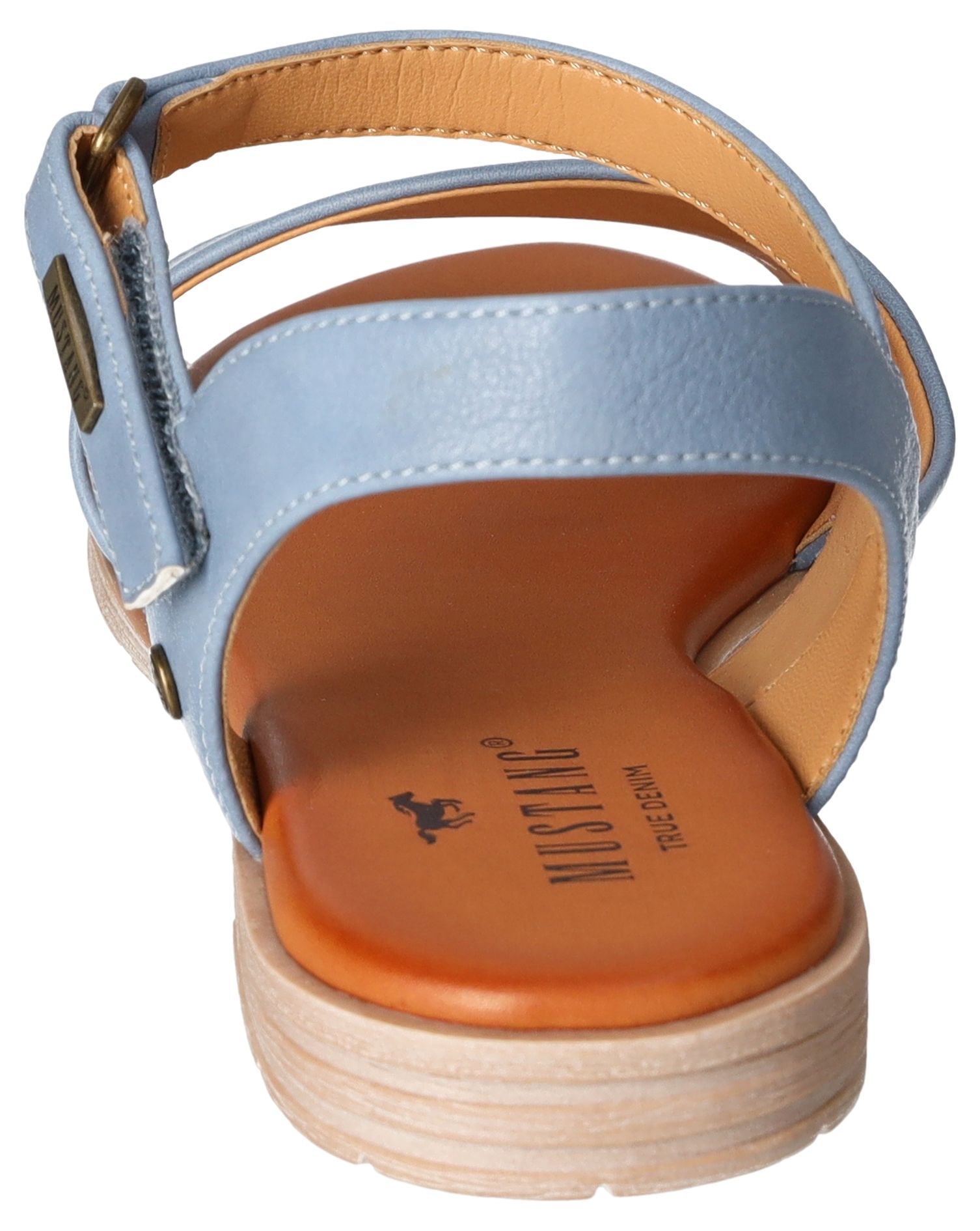 Mustang Shoes Sandale, Sommerschuh, Sandalette, Riemchensandale in asymmetrischer Form