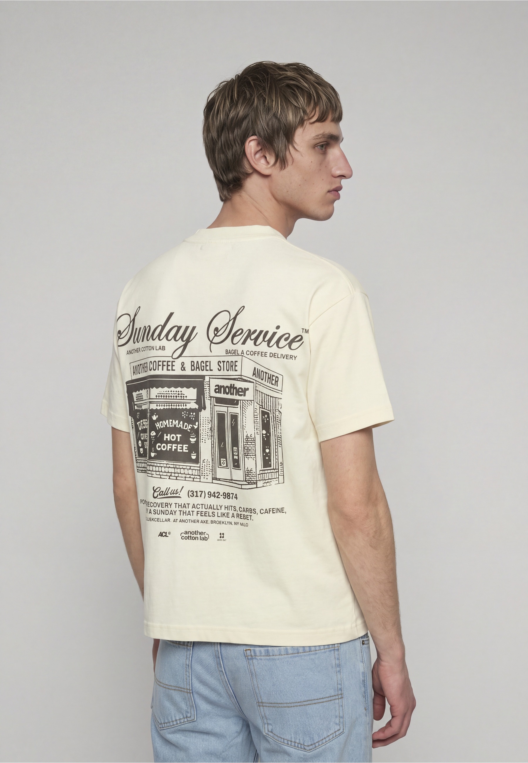 Another Cotton Lab T-Shirt »Another Cotton Lab Sunday Service T-Shirt« 1