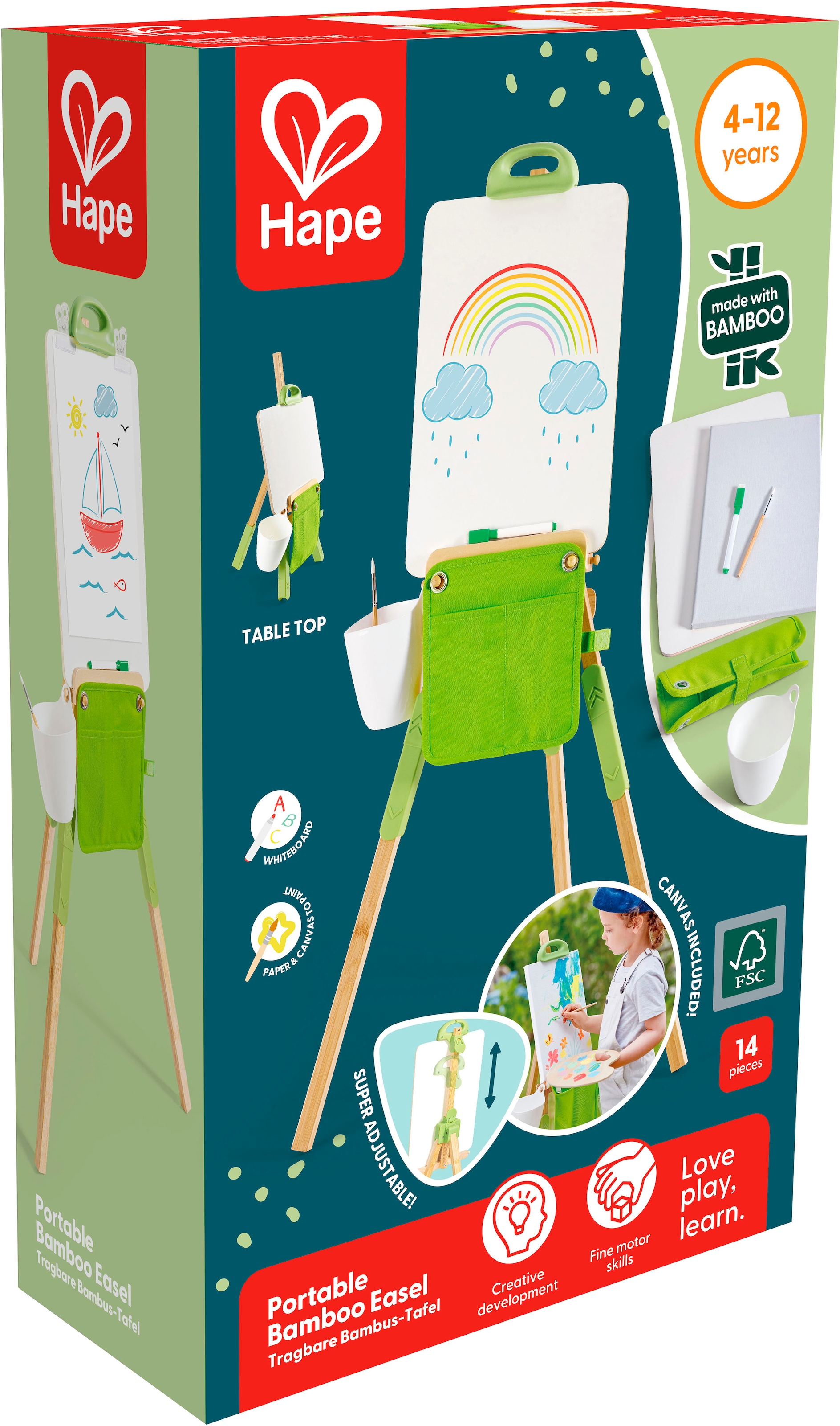 Hape Tafel »Tragbare Bambus-Tafel«