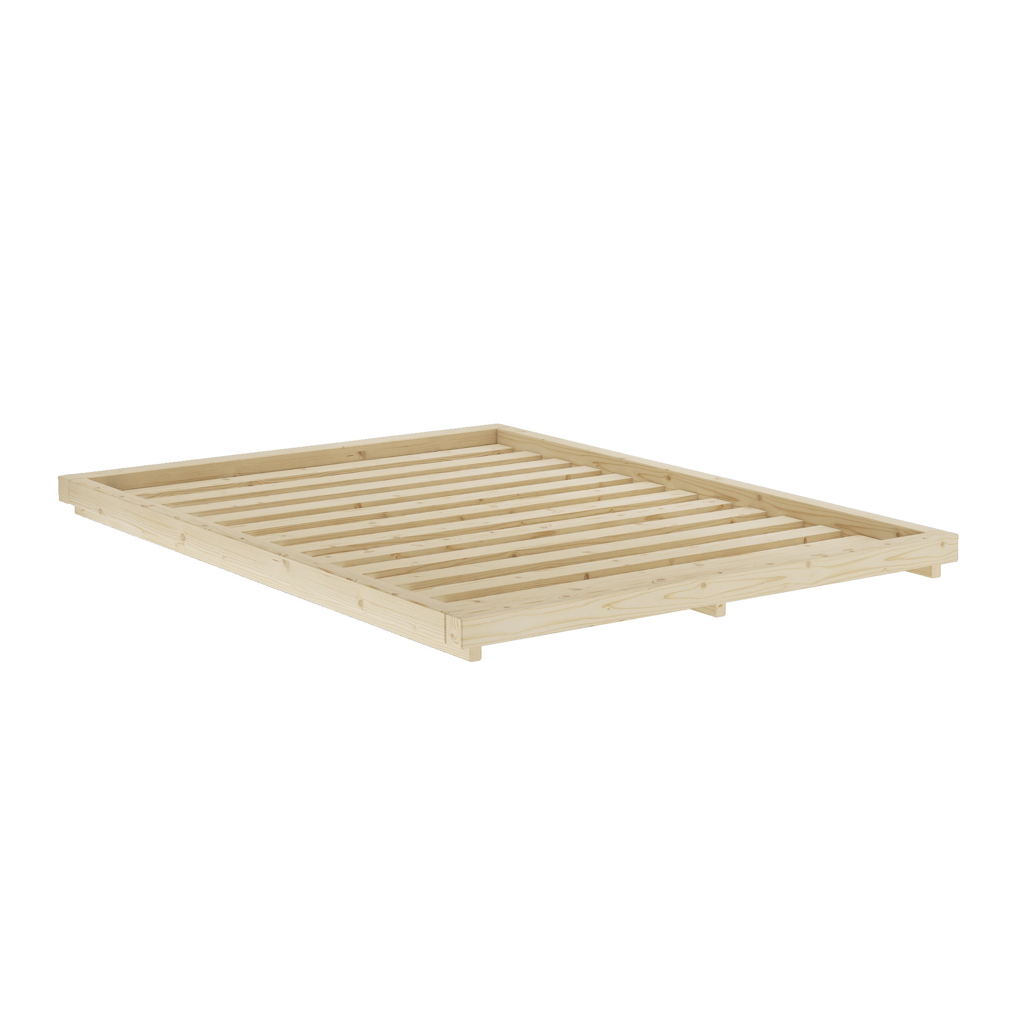 Karup Design Bettgestell "DOCK BED, Futonbett, Massivholzbett, Bett ohne Matratze", Bett mit Lattenrost, aus FSC zertifi