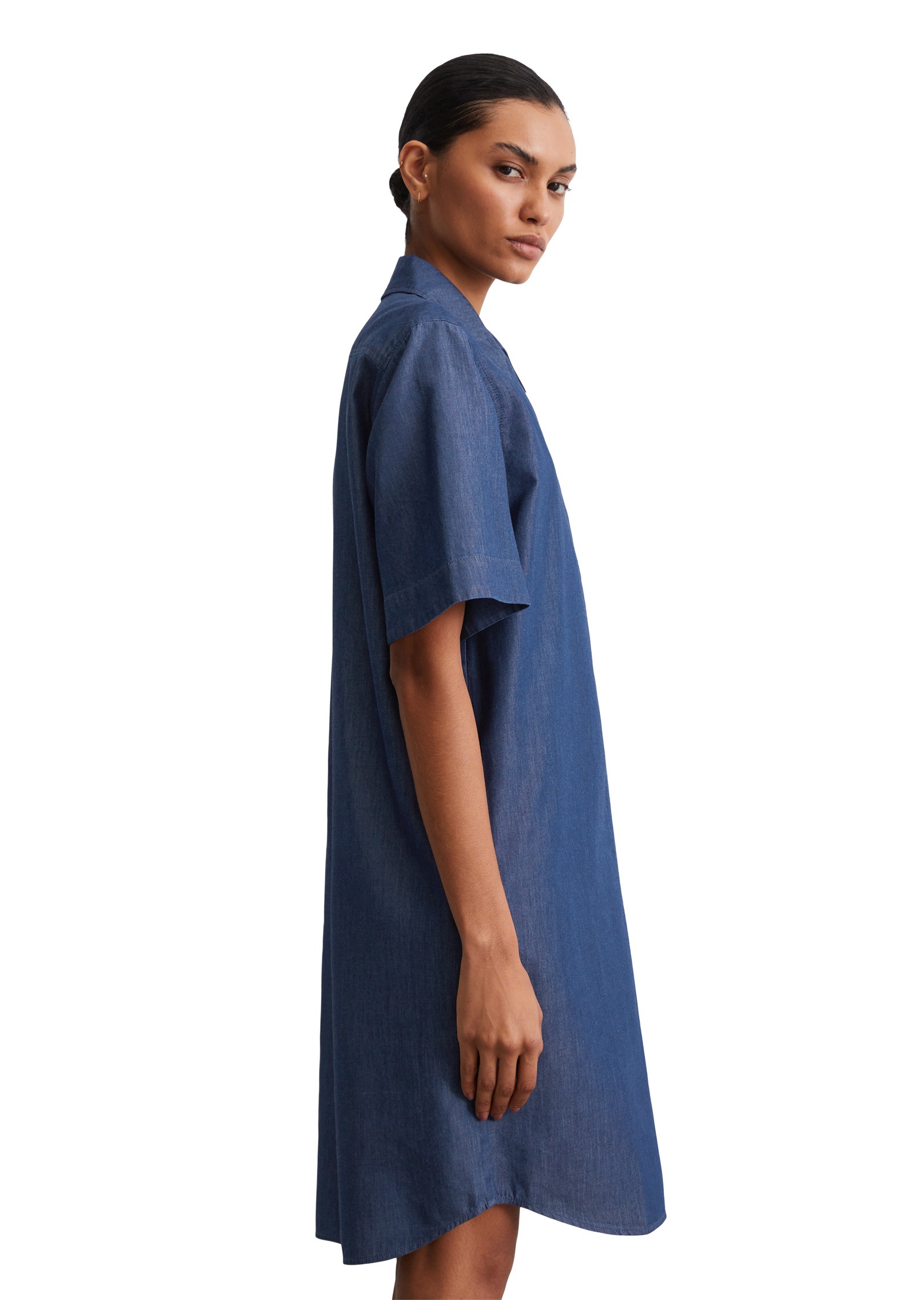 Marc OPolo Hemdblusenkleid "aus Organic-Cotton-Lyocell-Mix" günstig online kaufen
