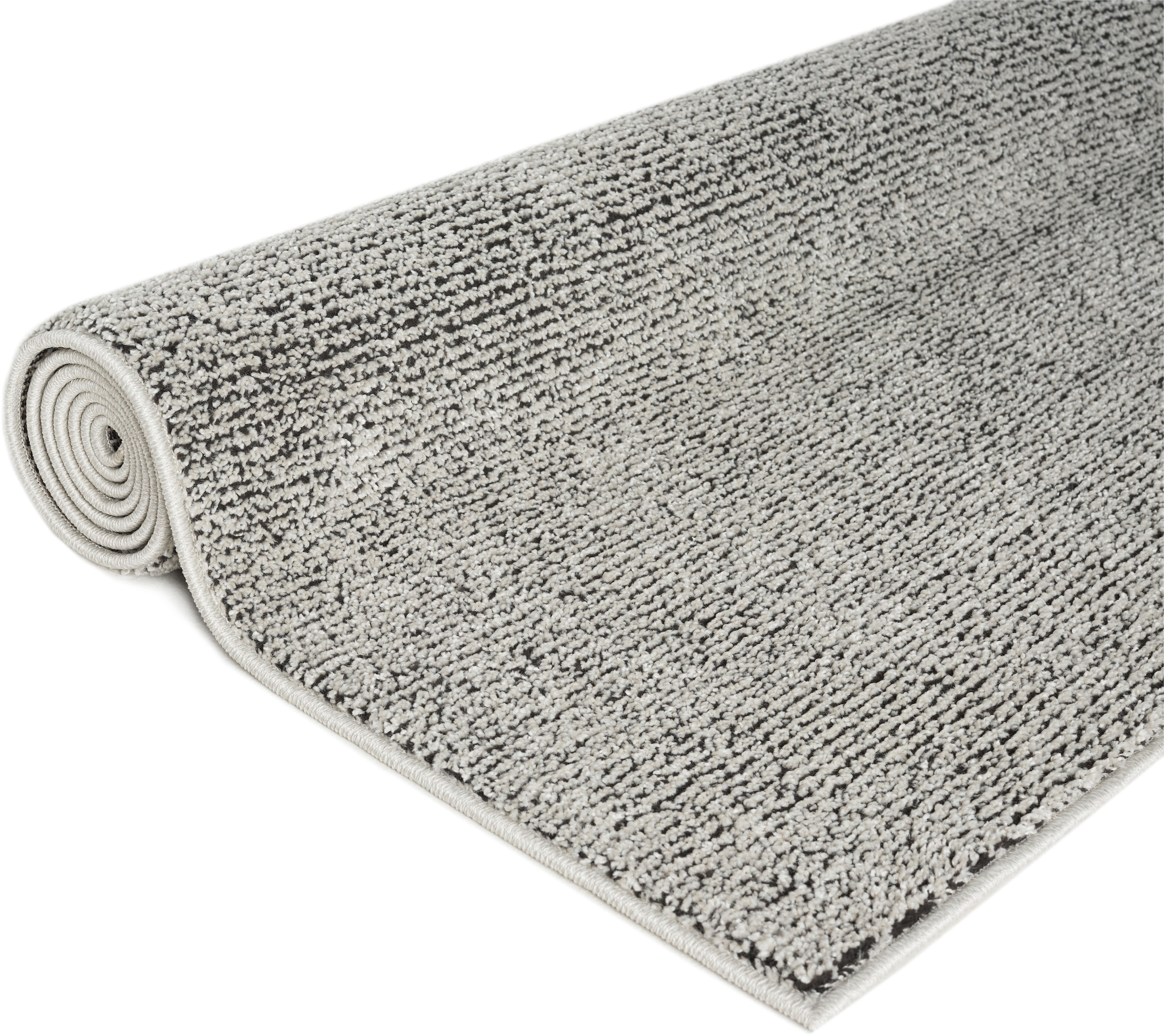 OTTO home Teppich »Lisam« rechteckig 15 mm Höhe meliert, uni, weich, Wohnzimmer, Schlafzimmer