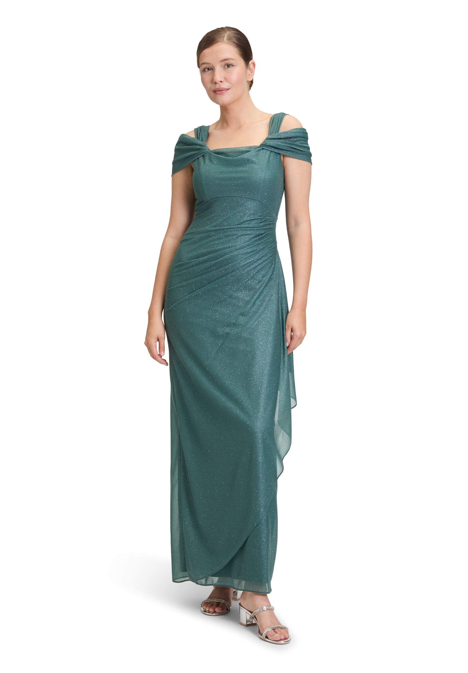 Vera Mont Abendkleid "Vera Mont Damen Abendkleid im Glitzer-Look", Material günstig online kaufen