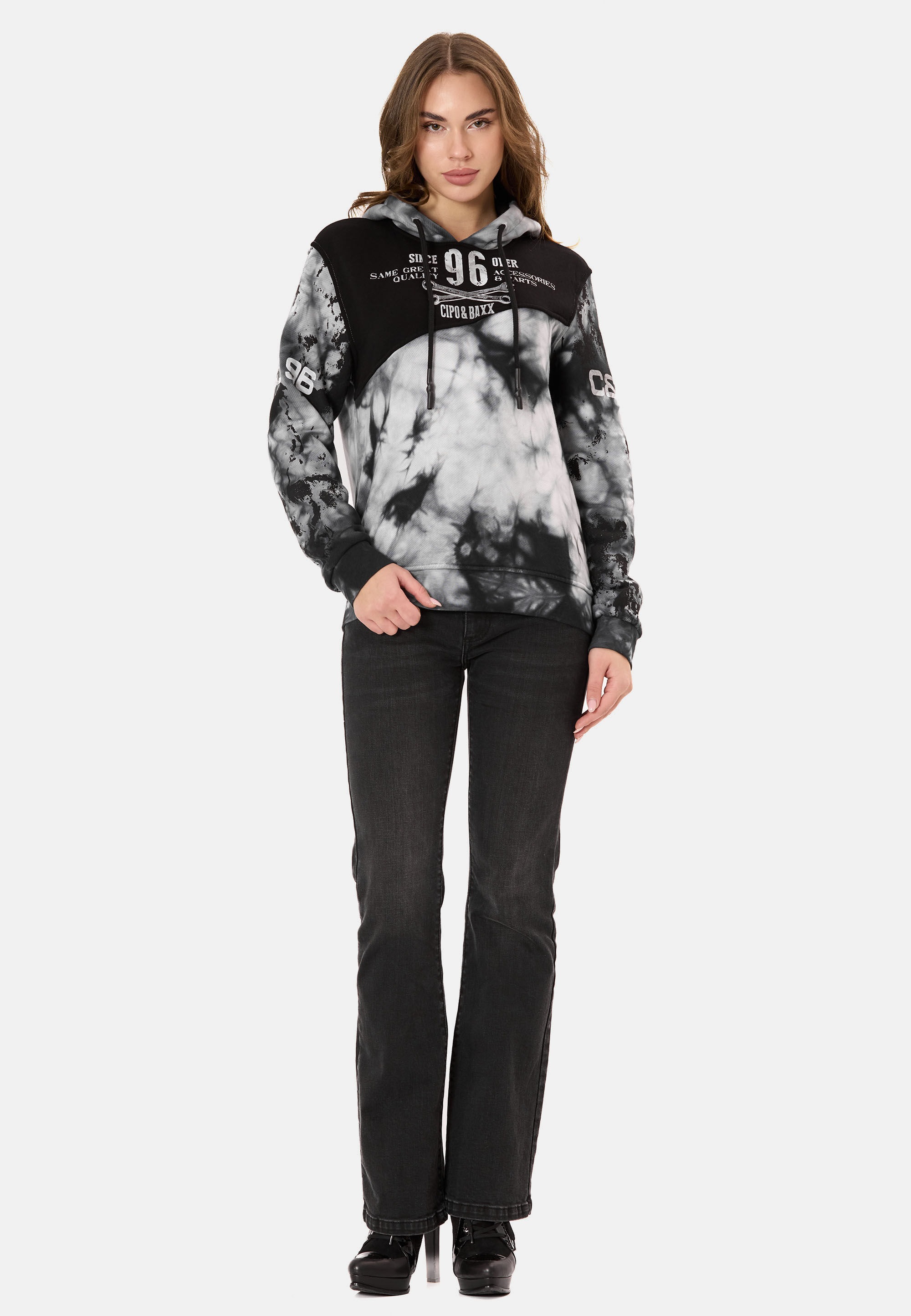 Cipo & Baxx Kapuzenpullover »WL382« mit Kapuze