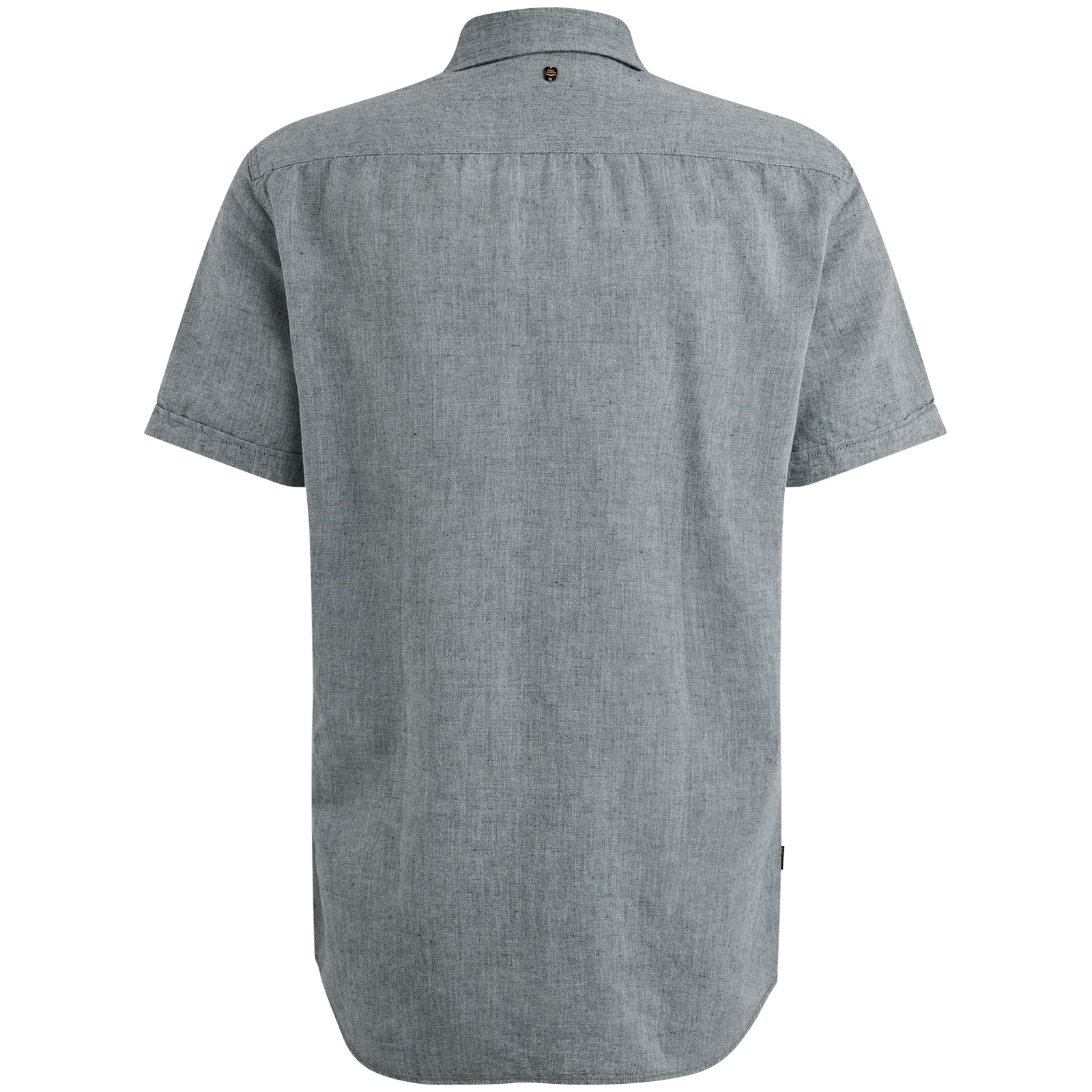 PME LEGEND Kurzarmhemd »Short Sleeve Shirt Ctn Linen 2 tone«, in melierter Optik