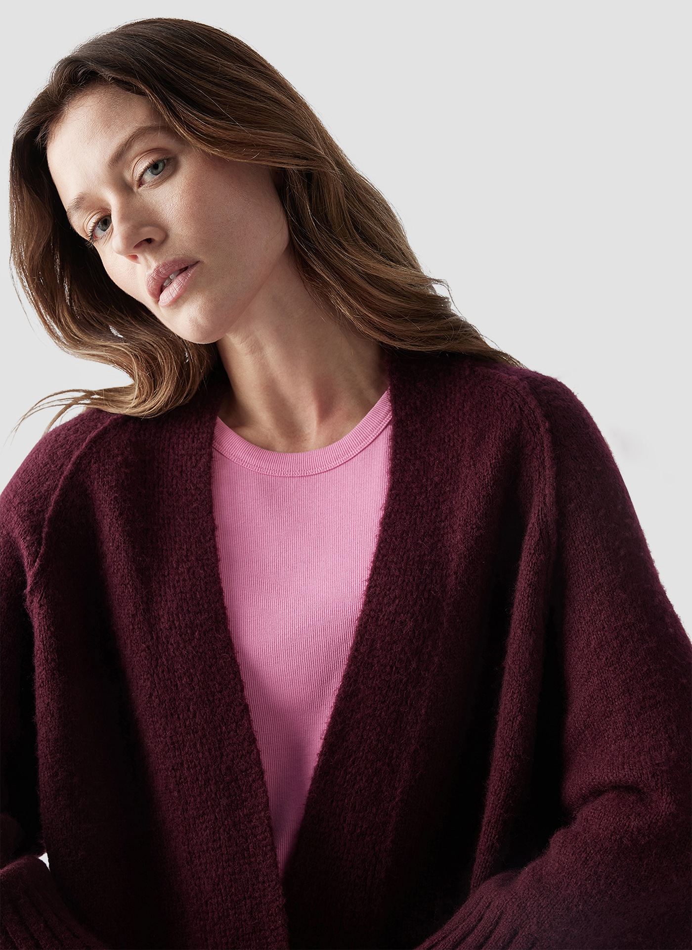 LeComte Strickjacke »LeComte Verschlussloser eleganter Strick-Cardigan«
