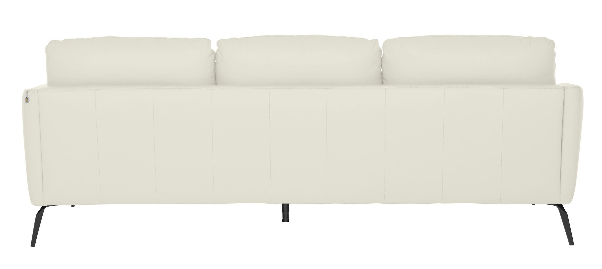 W.SCHILLIG Big-Sofa »softy«, mit dekorativer Heftung im Sitz, Füße schwarz pulverbeschichtet