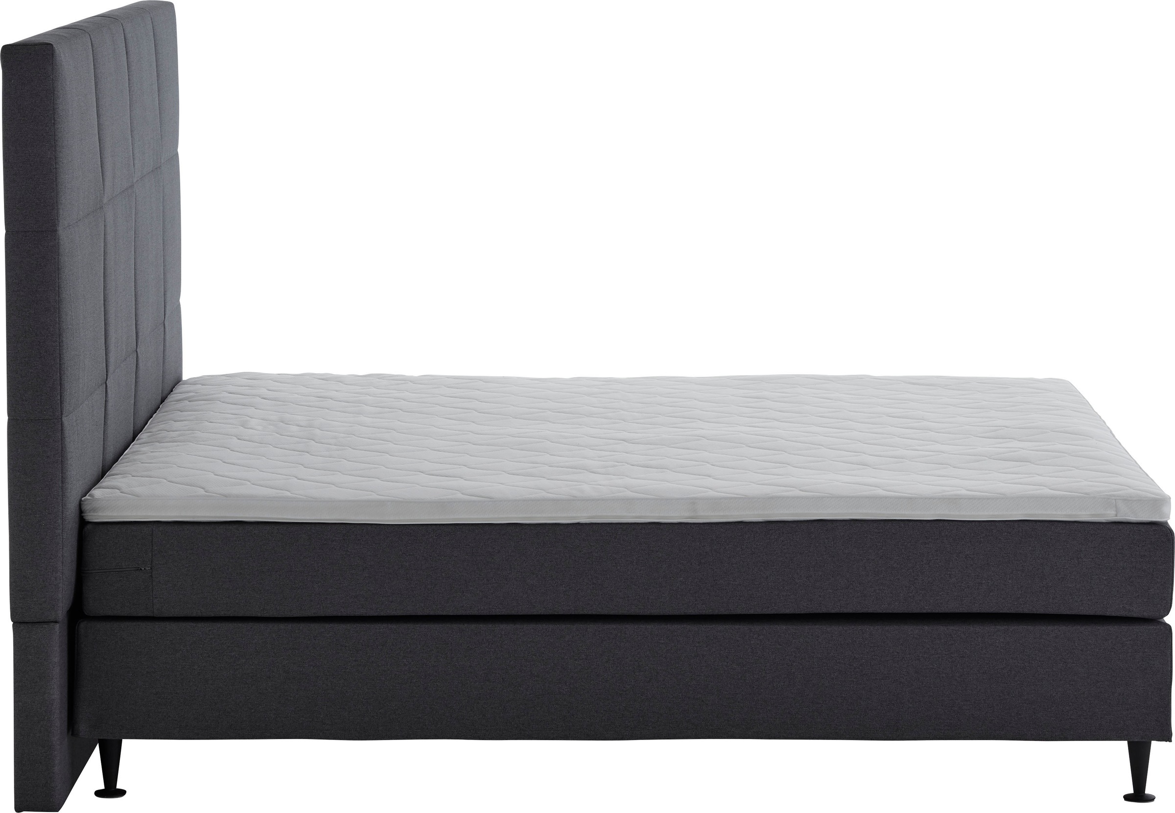 andas Boxspringbett »Linja«, mit Hotelbett-Charakter, Komfortliegehöhe und Topper inklusive