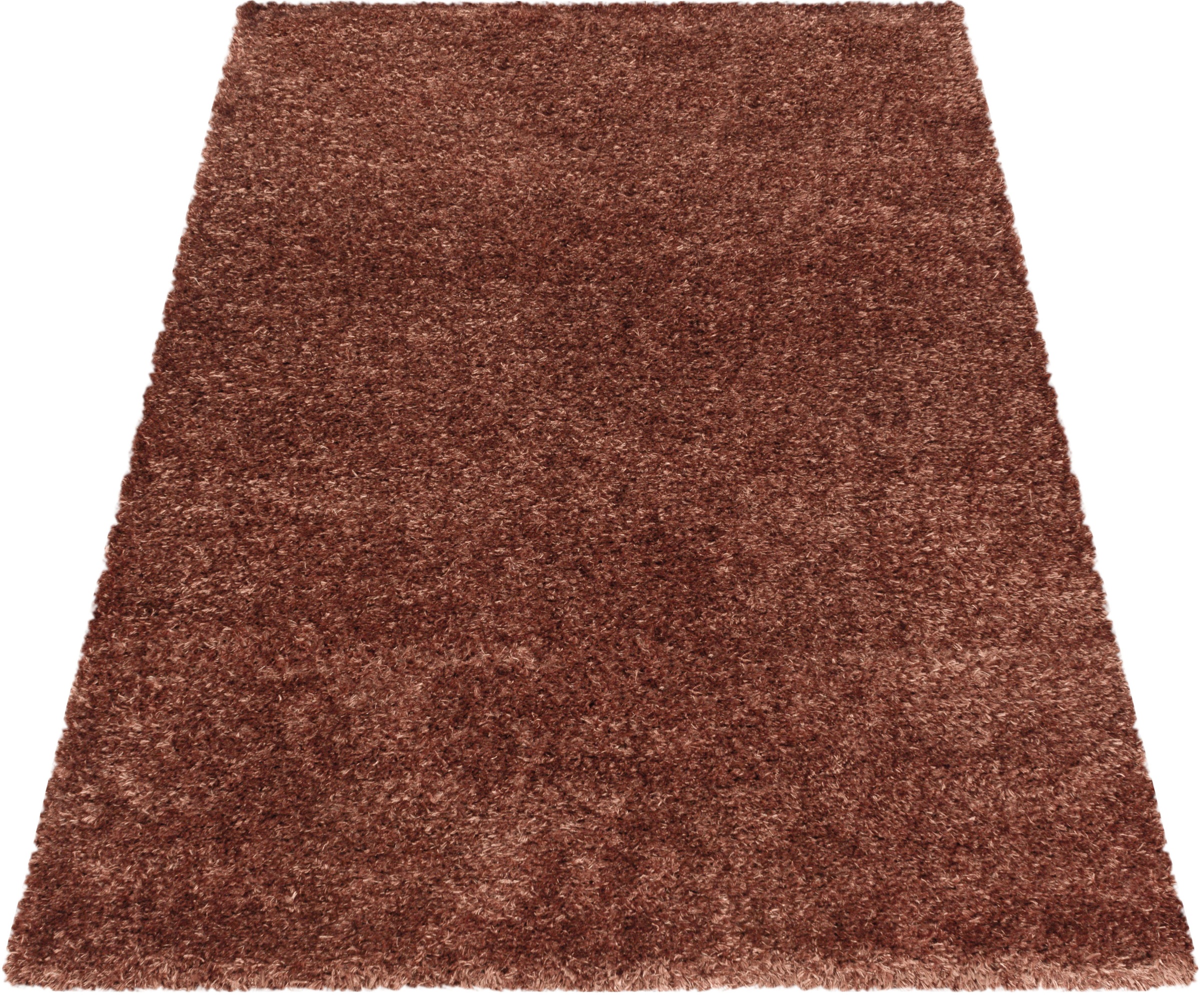 Ayyildiz Teppiche Hochflor-Teppich »BRILLIANT 4200«, rechteckig, 50 mm Höhe, Läufer, auch in rund, Langflor, Shaggy, Wohnzimmer