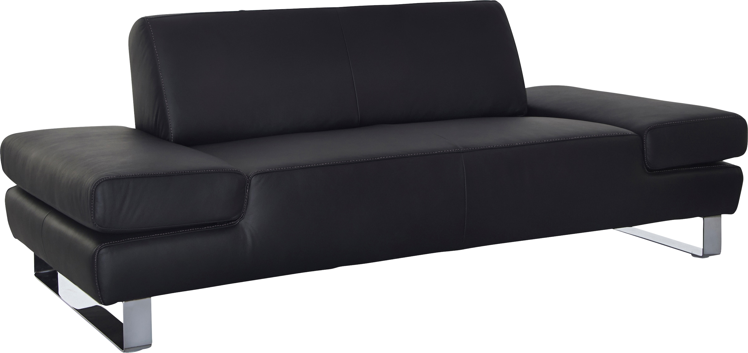 W.SCHILLIG 2-Sitzer »taboo Designsofa mit hohem Sitzkomfort«, mit Übertiefe, inklusive Armlehnenverstellung, mit Kontrastnaht