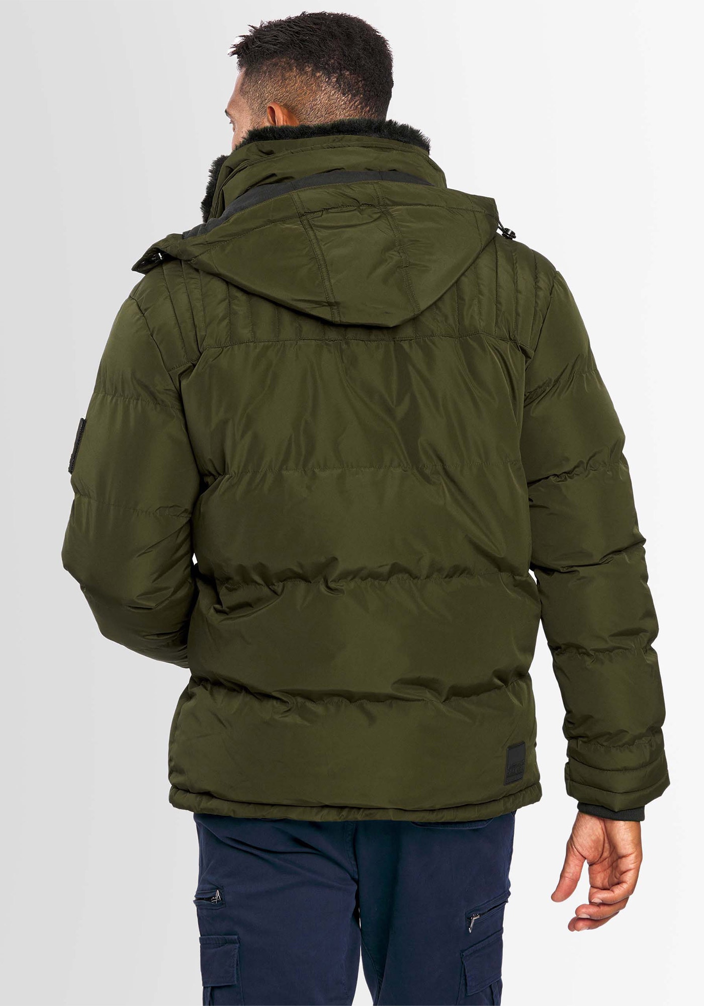 Alessandro Salvarini Winterjacke »ASEzkimo« mit warmen Teddyfell