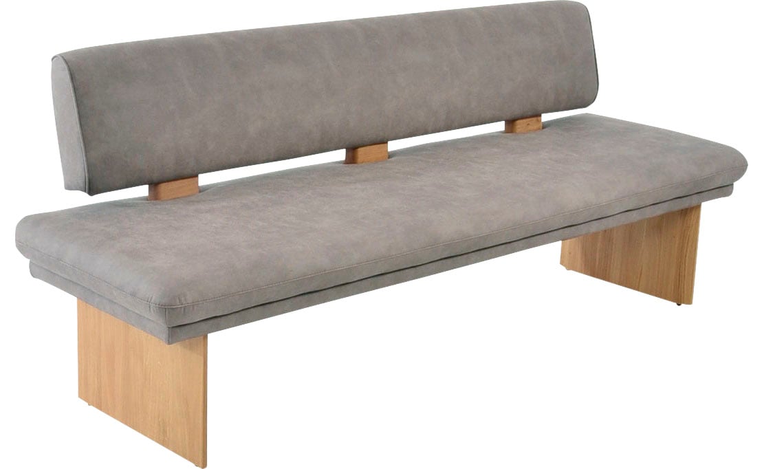 K+W Komfort & Wohnen Essbank "Longbeach Polsterbank" 1 Stk. tlg. Spitzkissenoptik im Sitz, wahlweise in der Breite 204cm oder 224cm