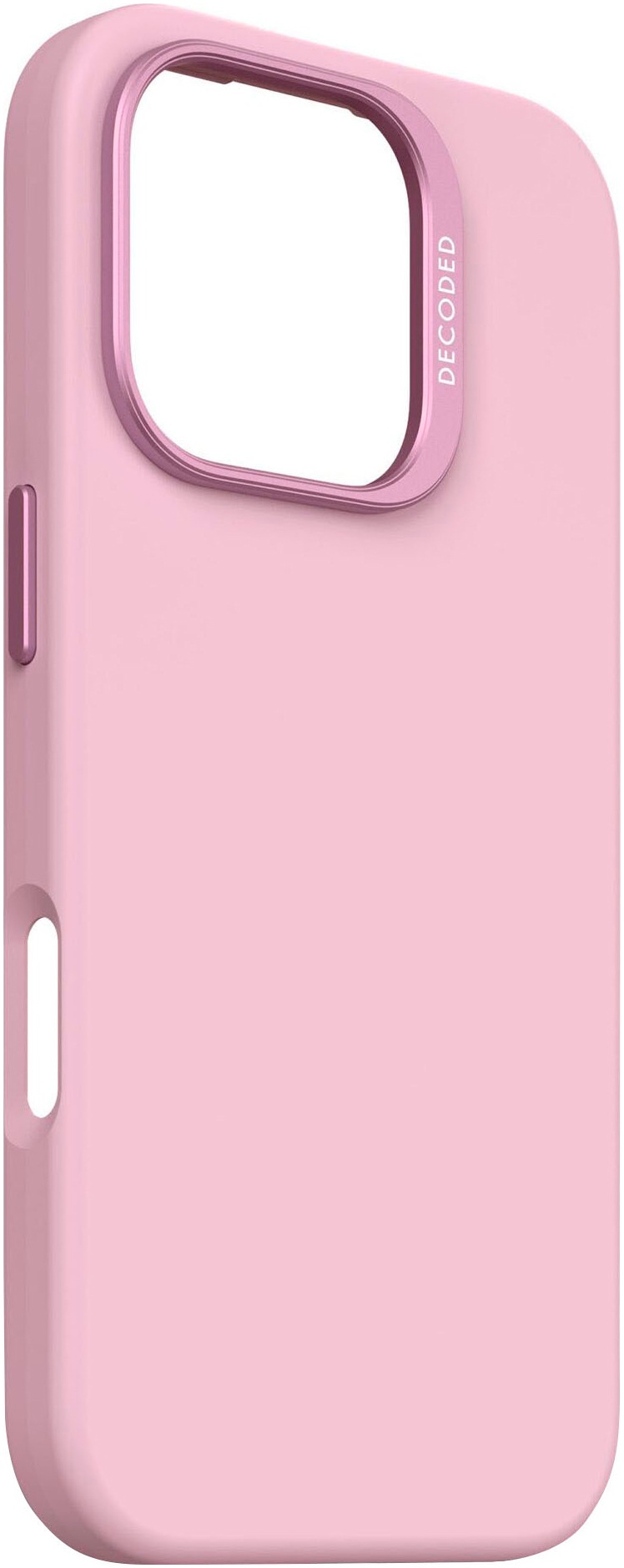 DECODED Smartphone-Hülle »AntiMicrobial Silicone Backc. iPhone 16 Pro«, Smartphones