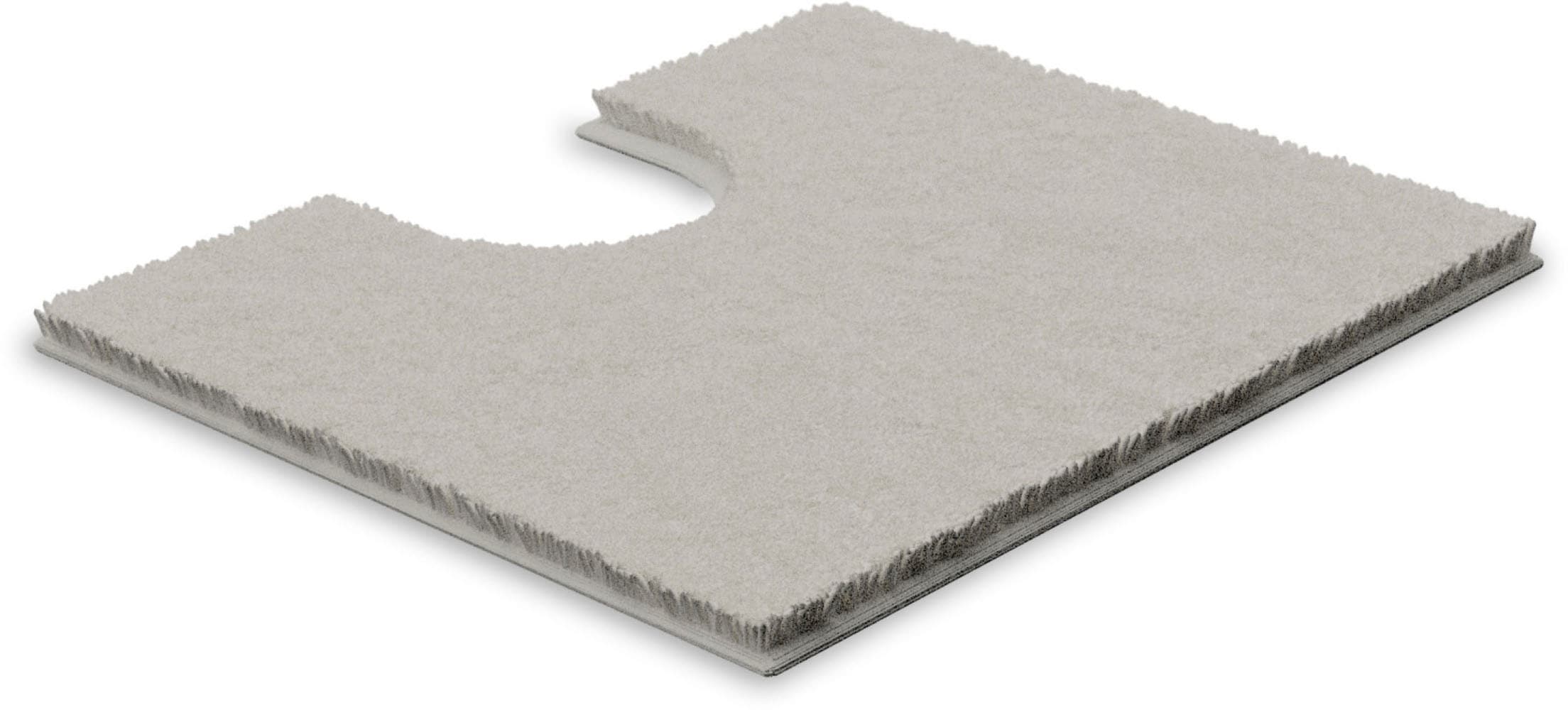 Bruno Banani Badematte »Danny«, rutschhemmend beschichtet, schnell trocknend, Made in Europe, einfarbiger Badteppich