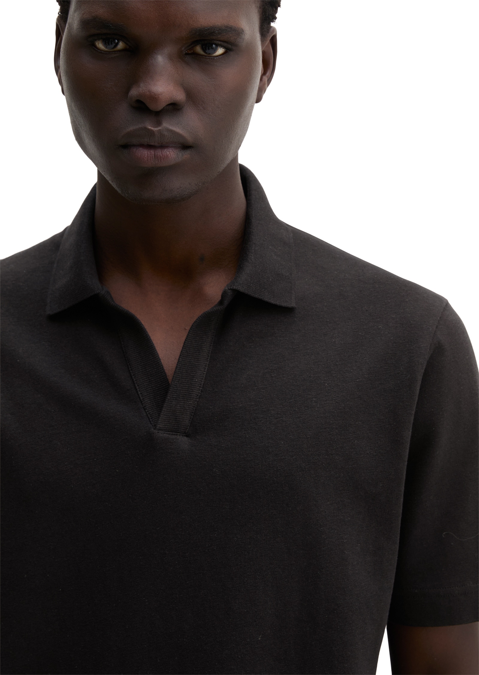 Marc O'Polo Poloshirt »aus Baumwoll-Leinen-Mix«