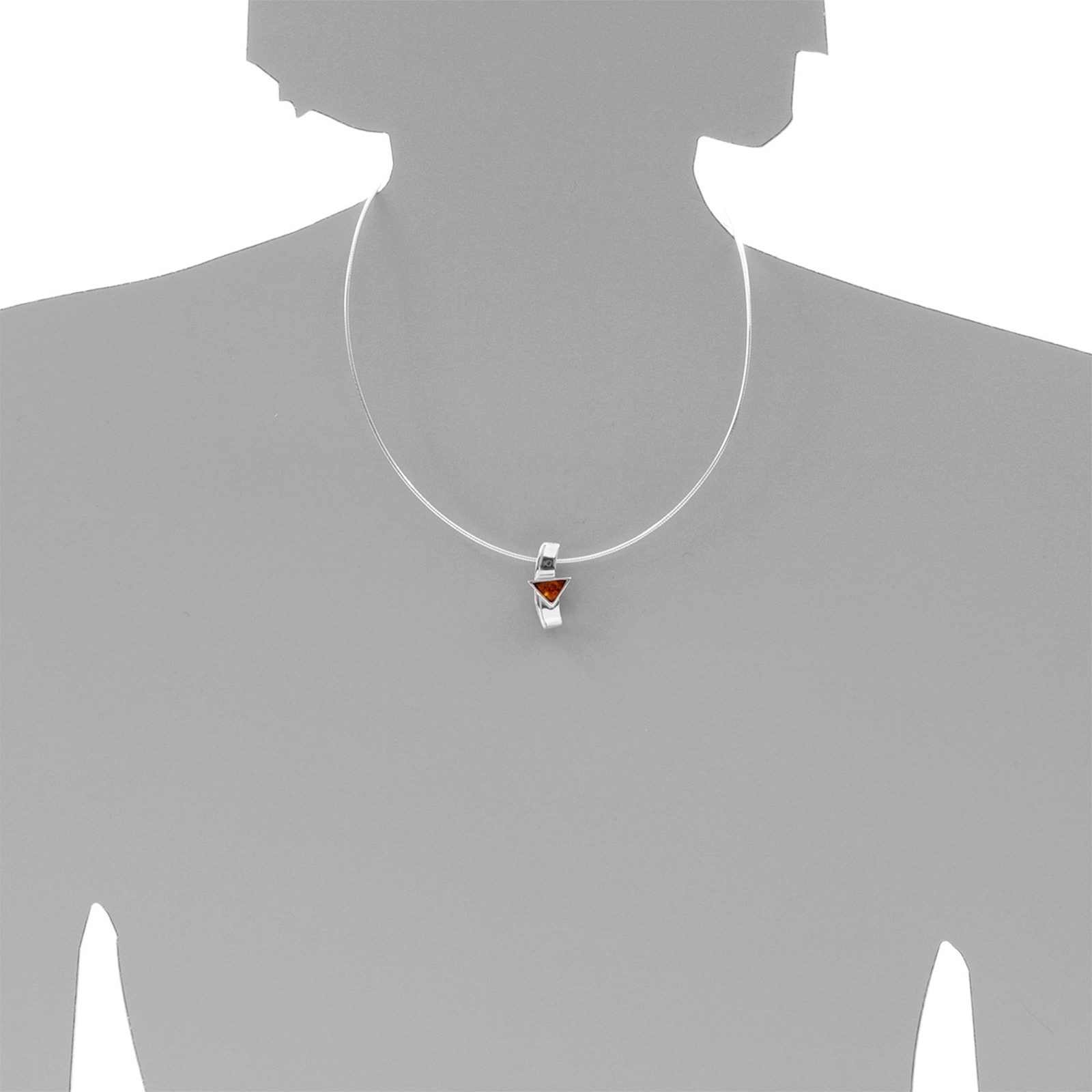 OSTSEE-SCHMUCK Kettenanhänger »- Gleiter-Ingiara - Silber 925/000 - Bernstein«