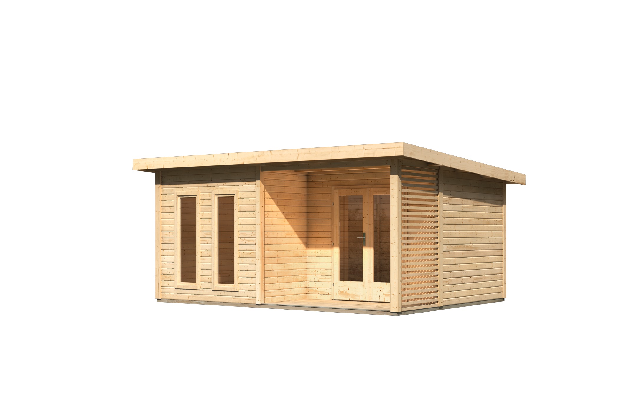 Karibu Gartenhaus "Rabensee 5", naturbelassen günstig online kaufen