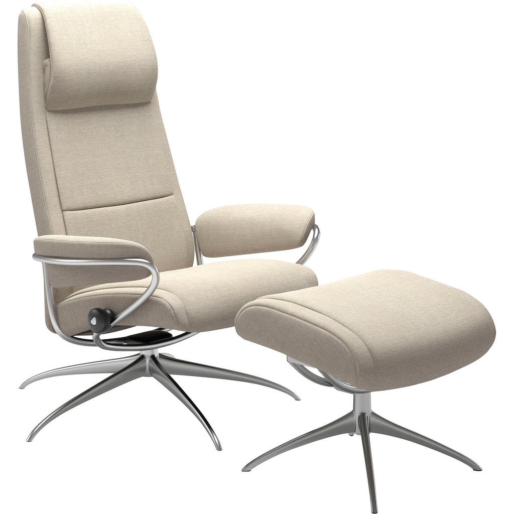 Stressless® Relaxsessel »Paris«, (Set, Relaxsessel mit Hocker)